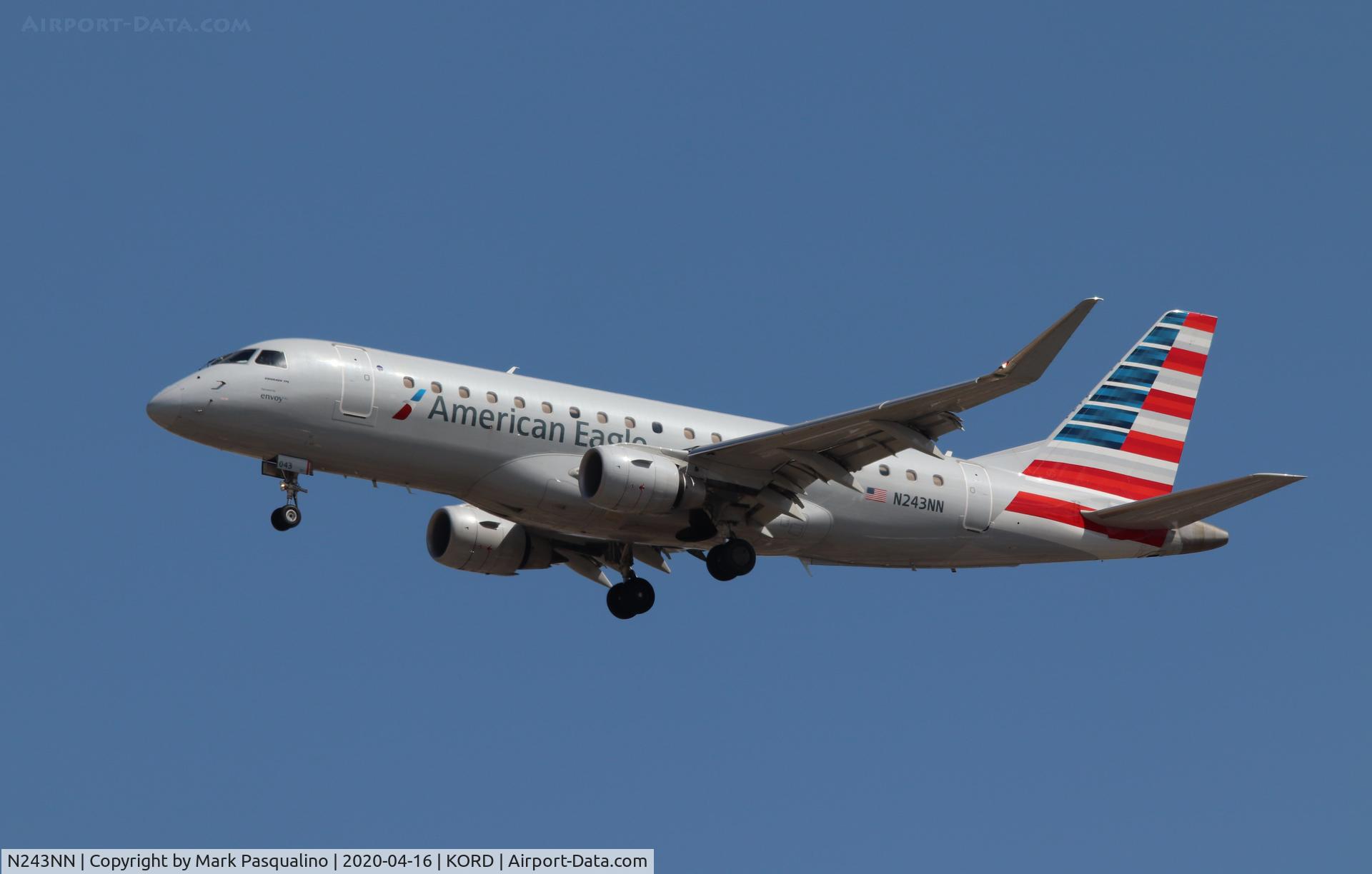 N243NN, 2016 Embraer 175LR (ERJ-170-200LR) C/N 17000604, ERJ-170-200LR