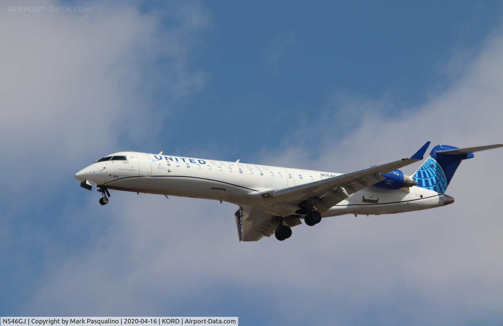 N546GJ, 2008 Bombardier CRJ-702 (CL-600-2C10) Regional Jet C/N 10269, CL-600-2C10