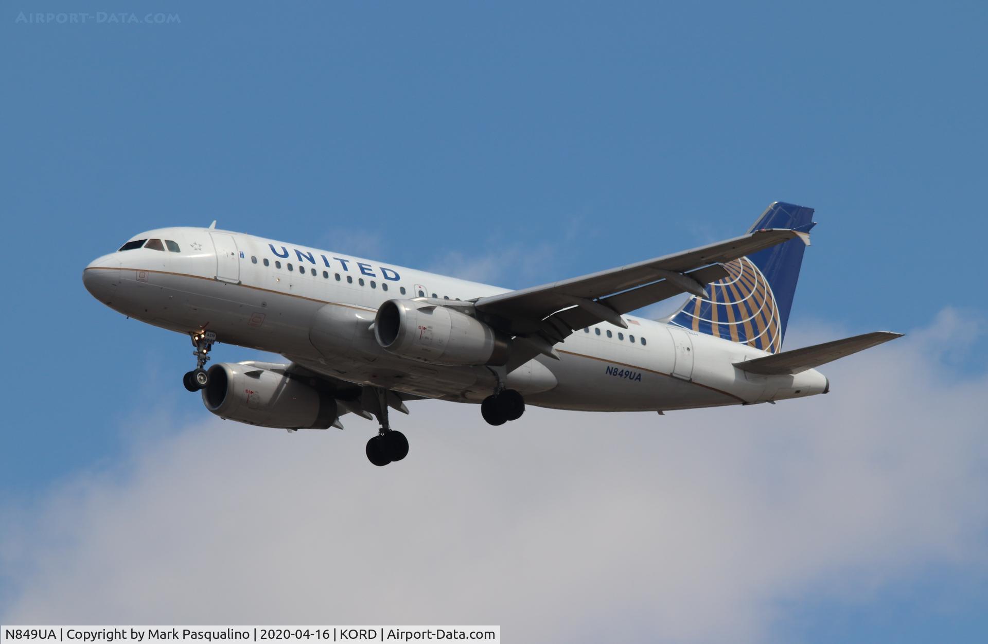 N849UA, 2002 Airbus A319-131 C/N 1649, Airbus A319-131