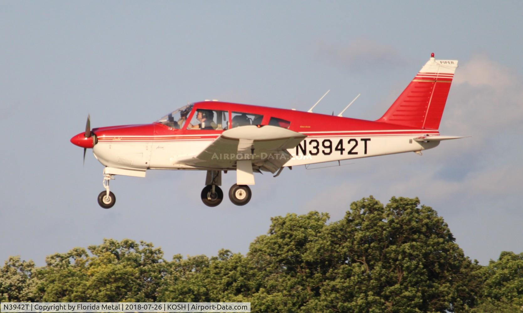N3942T, 1967 Piper PA-28R-180 Cherokee Arrow C/N 28R-30285, PA-28R-180