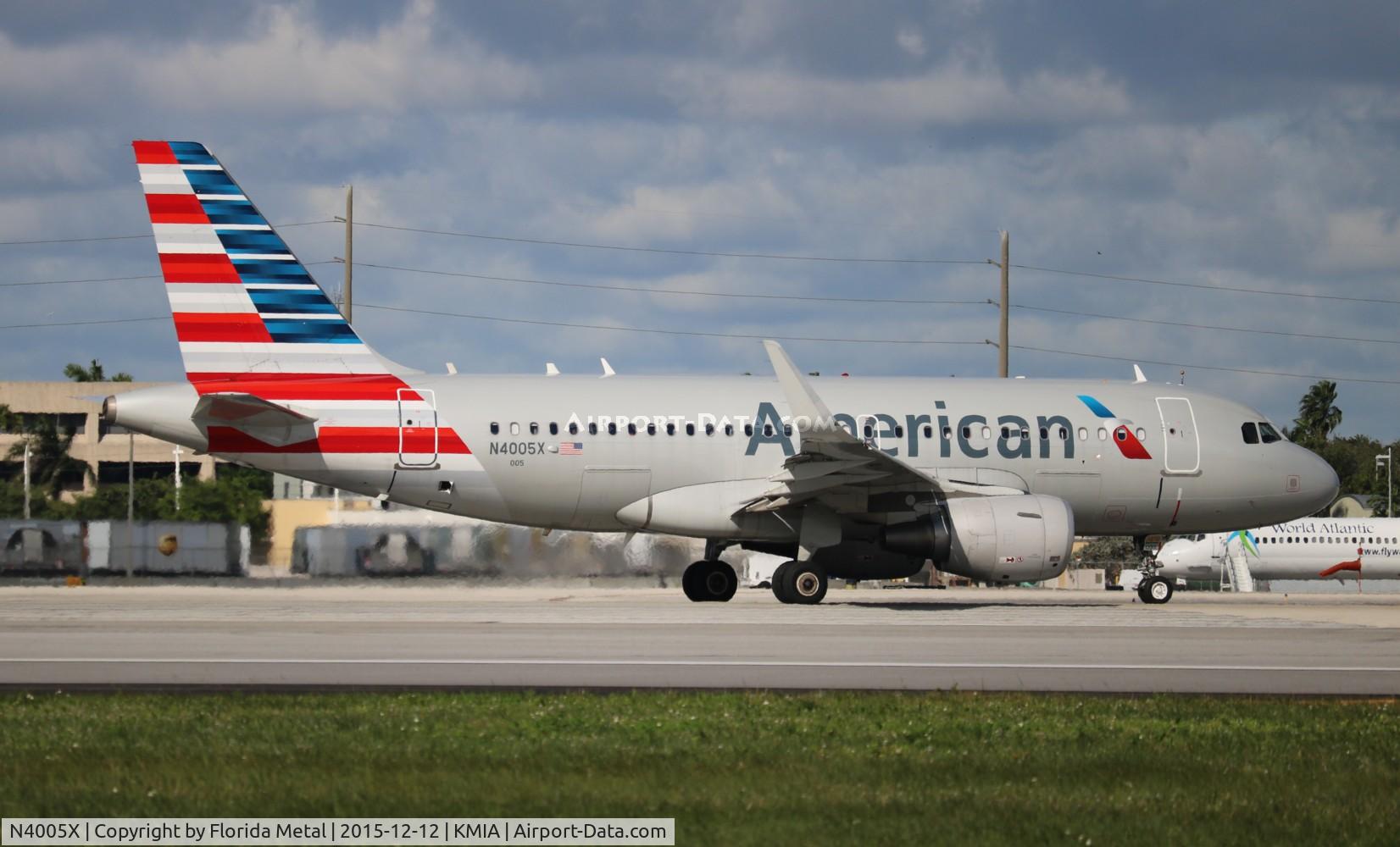N4005X, 2013 Airbus A319-115 C/N 5753, American
