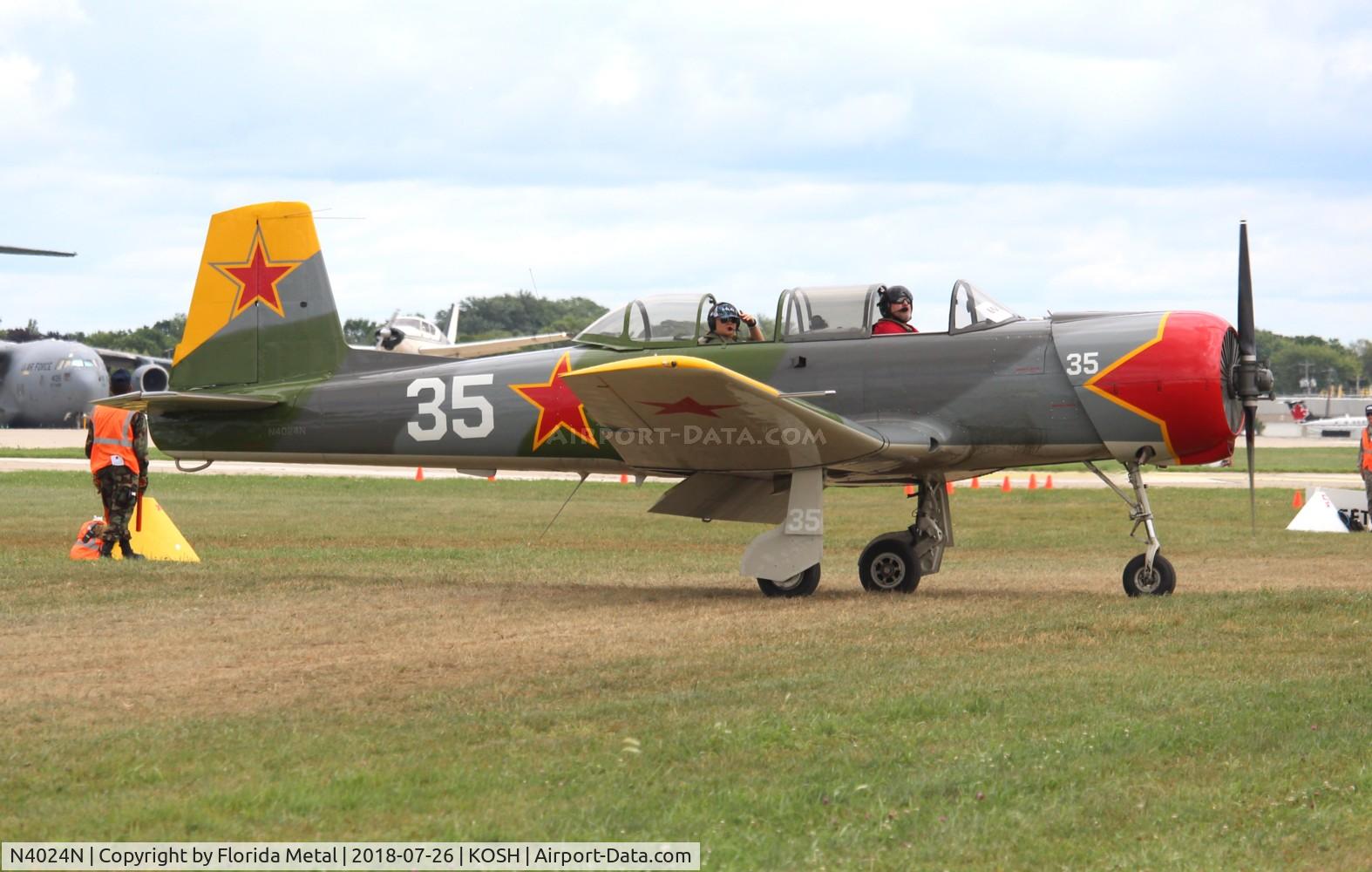 N4024N, 1983 Nanchang CJ-6 C/N 3832024, Nanchang CJ-6