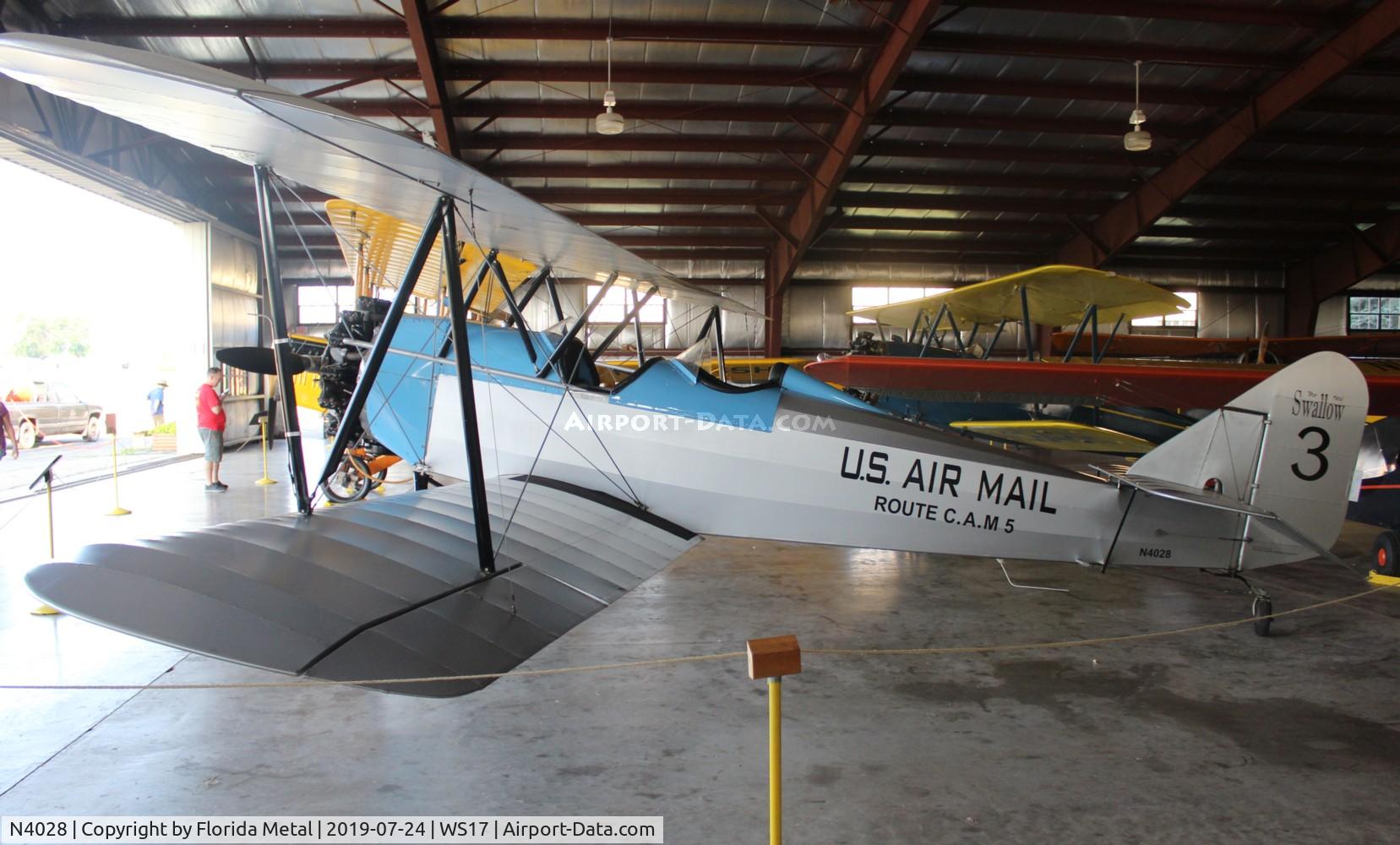 N4028, 1927 Swallow OX-5 Swallow C/N 899, Swallow OX-5
