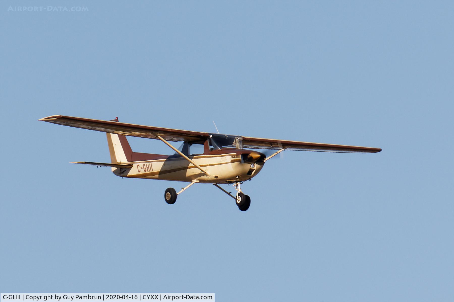 C-GHII, 1974 Cessna 150M C/N 15076071, Landing on 19