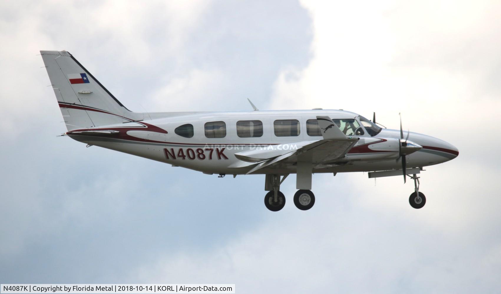 N4087K, 1981 Piper PA-31-350 Chieftain C/N 31-8152129, PA-31-350