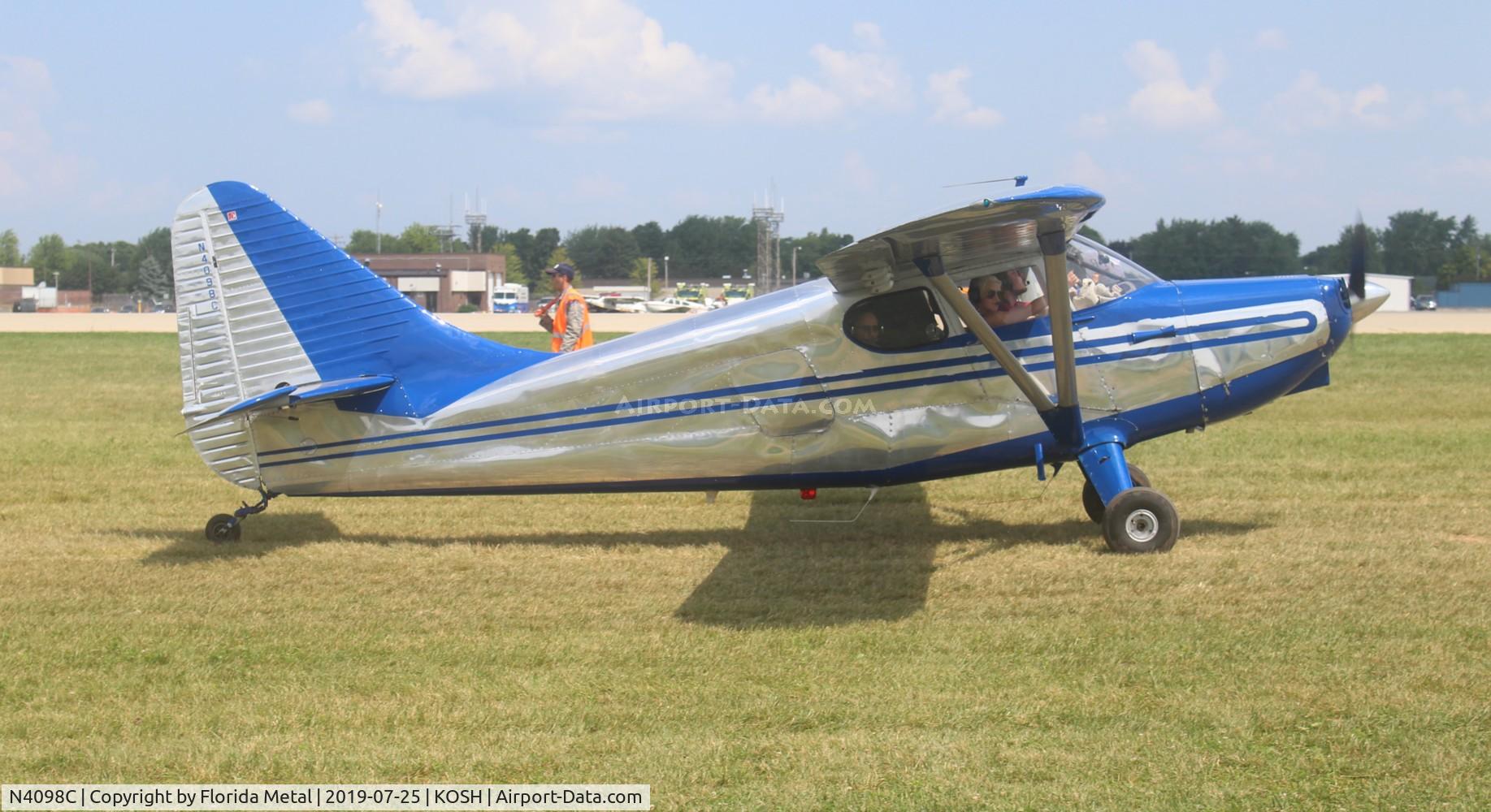 N4098C, 1954 Universal Stinson 108-3 C/N 108-5098, Stinson 108-3