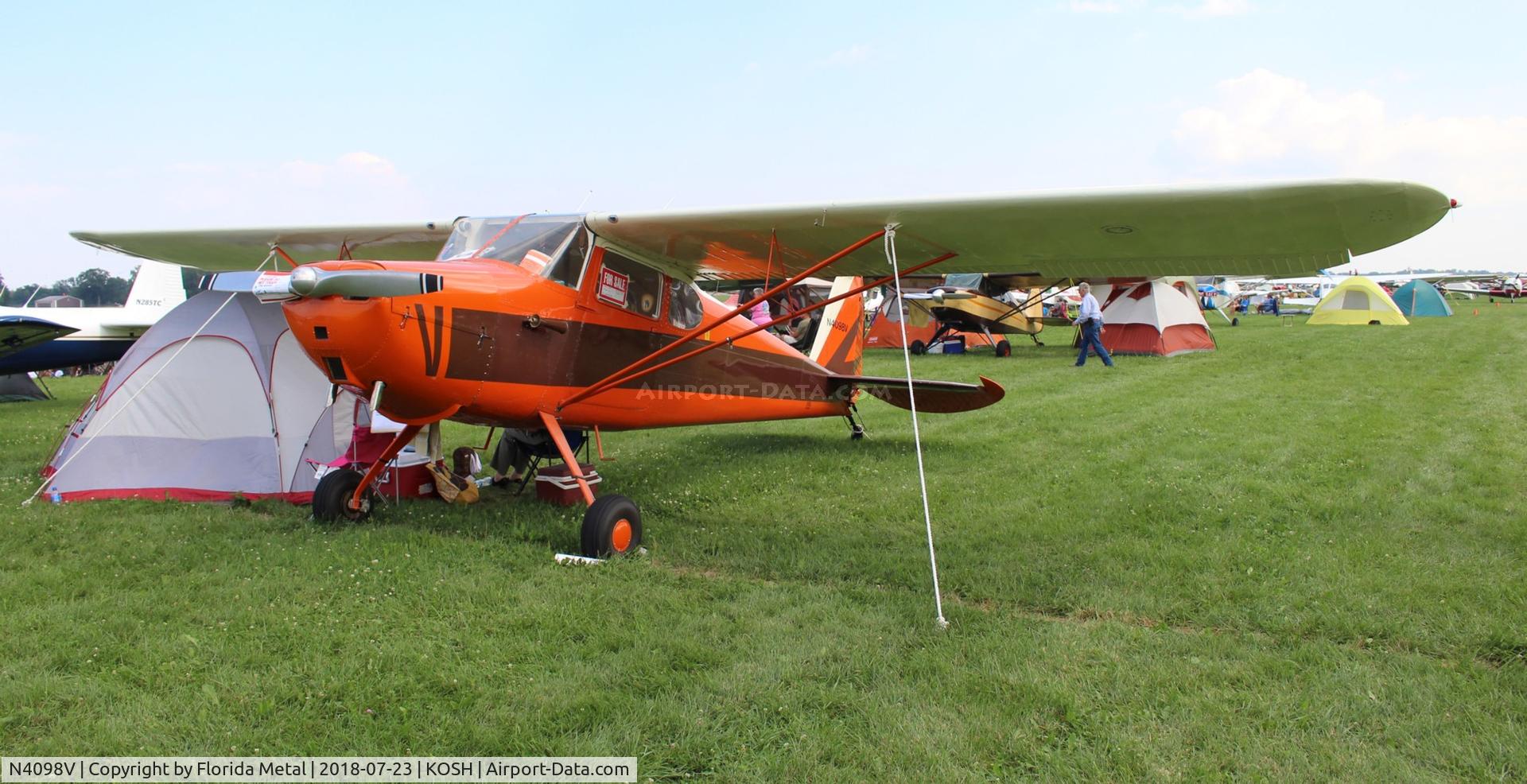 N4098V, 1948 Cessna 170 C/N 18430, Cessna 170