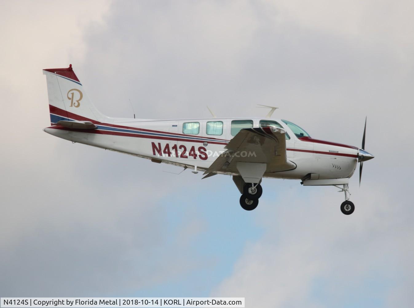 N4124S, 1975 Beech A36 Bonanza 36 C/N E-653, Beech A36