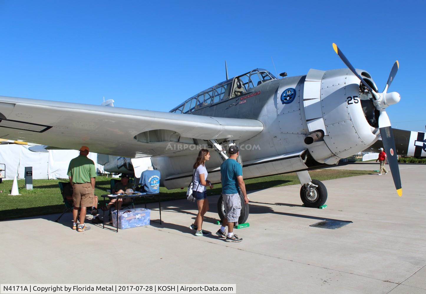 N4171A, 1945 Grumman TBM-3E Avenger C/N 4426 (Bu91521), TBM-3E