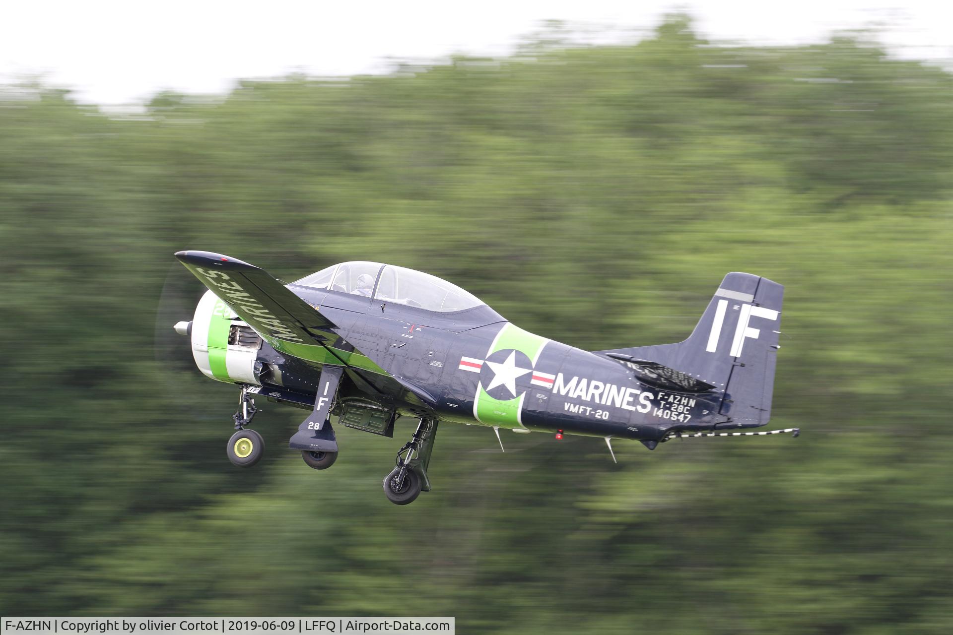 F-AZHN, North American T-28C Trojan Trojan C/N 226-124, 2019 airshow