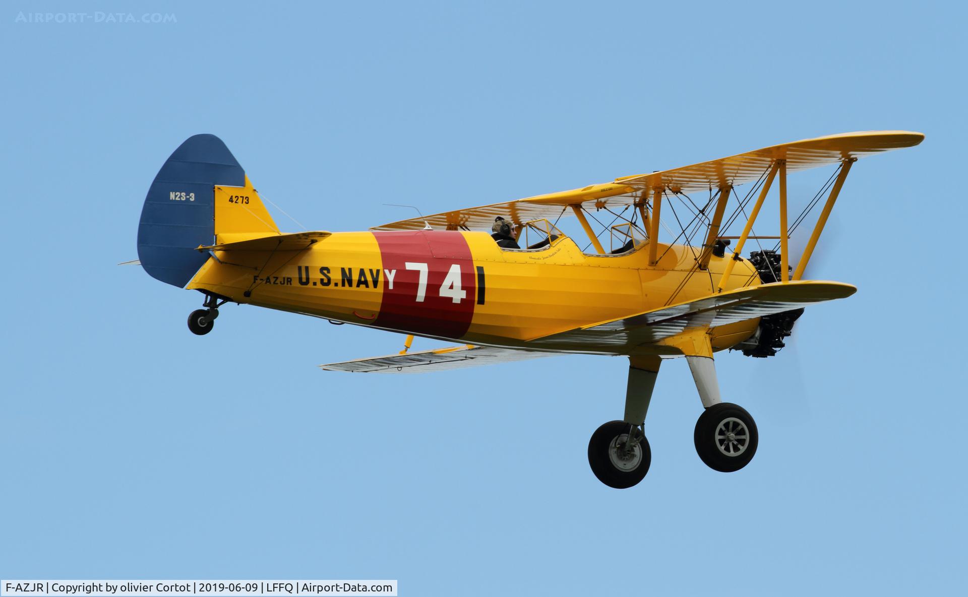 F-AZJR, 1942 Boeing-Stearman PT-13D (E75) C/N 75-5656, 2019 airshow