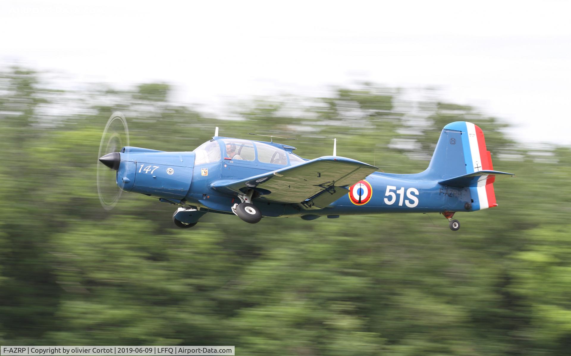 F-AZRP, 1957 Morane-Saulnier MS-733 Alcyon C/N 147, 2019 airshow