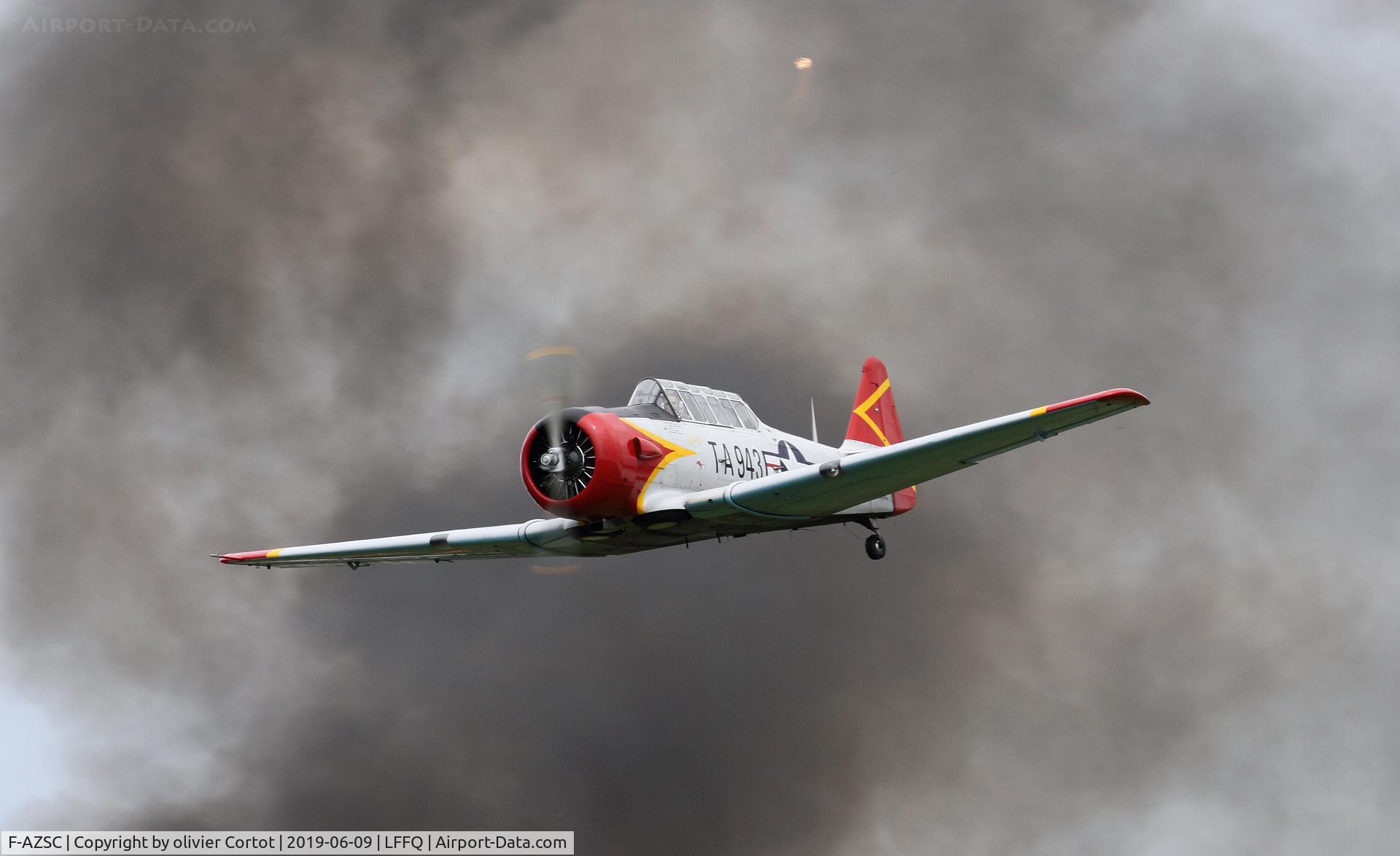 F-AZSC, North American AT-6D Texan C/N 88-15943 (41-34672), 2019 airshow