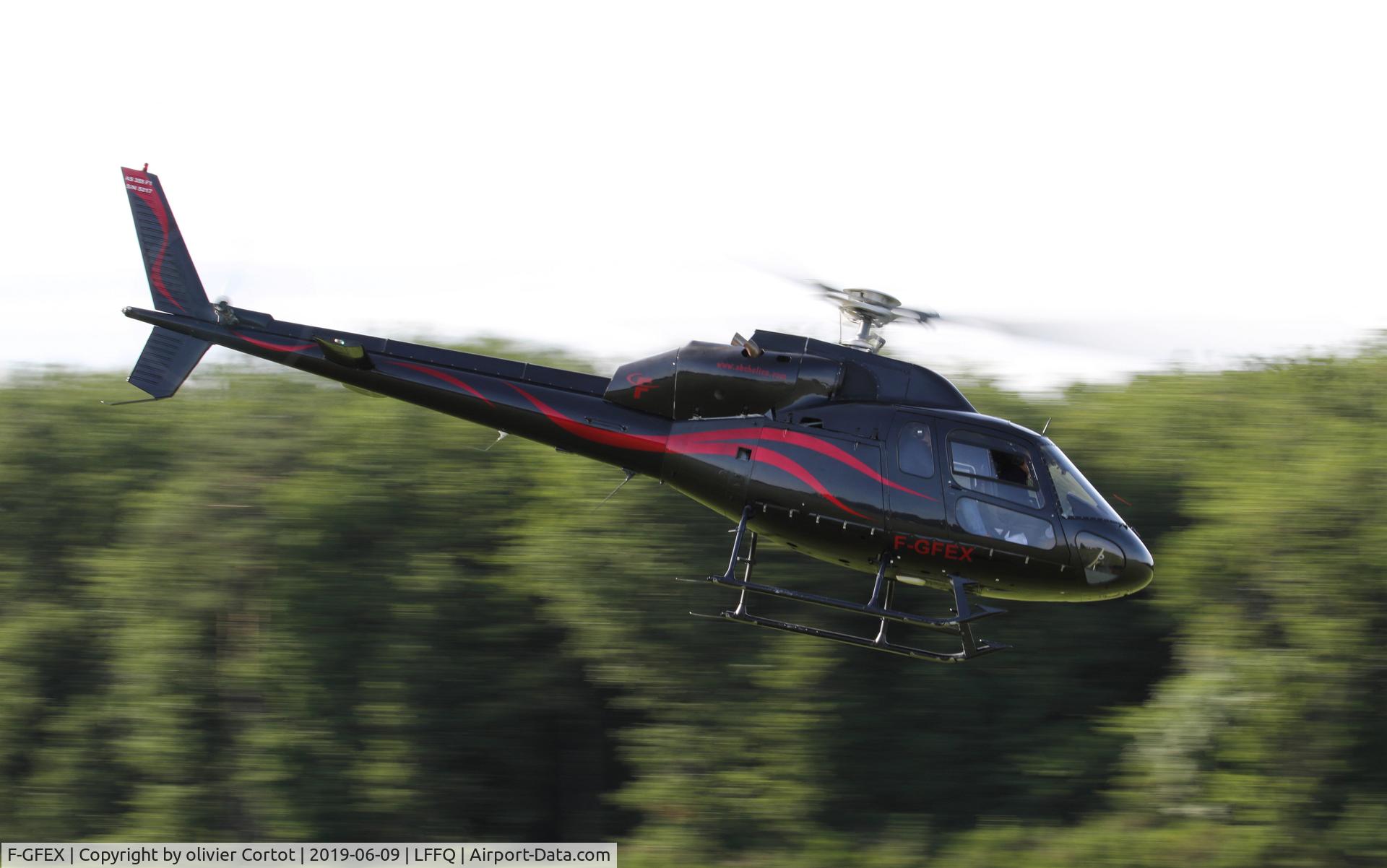F-GFEX, Eurocopter AS-355F-1 Ecureuil 2 C/N 5217, 2019 airshow