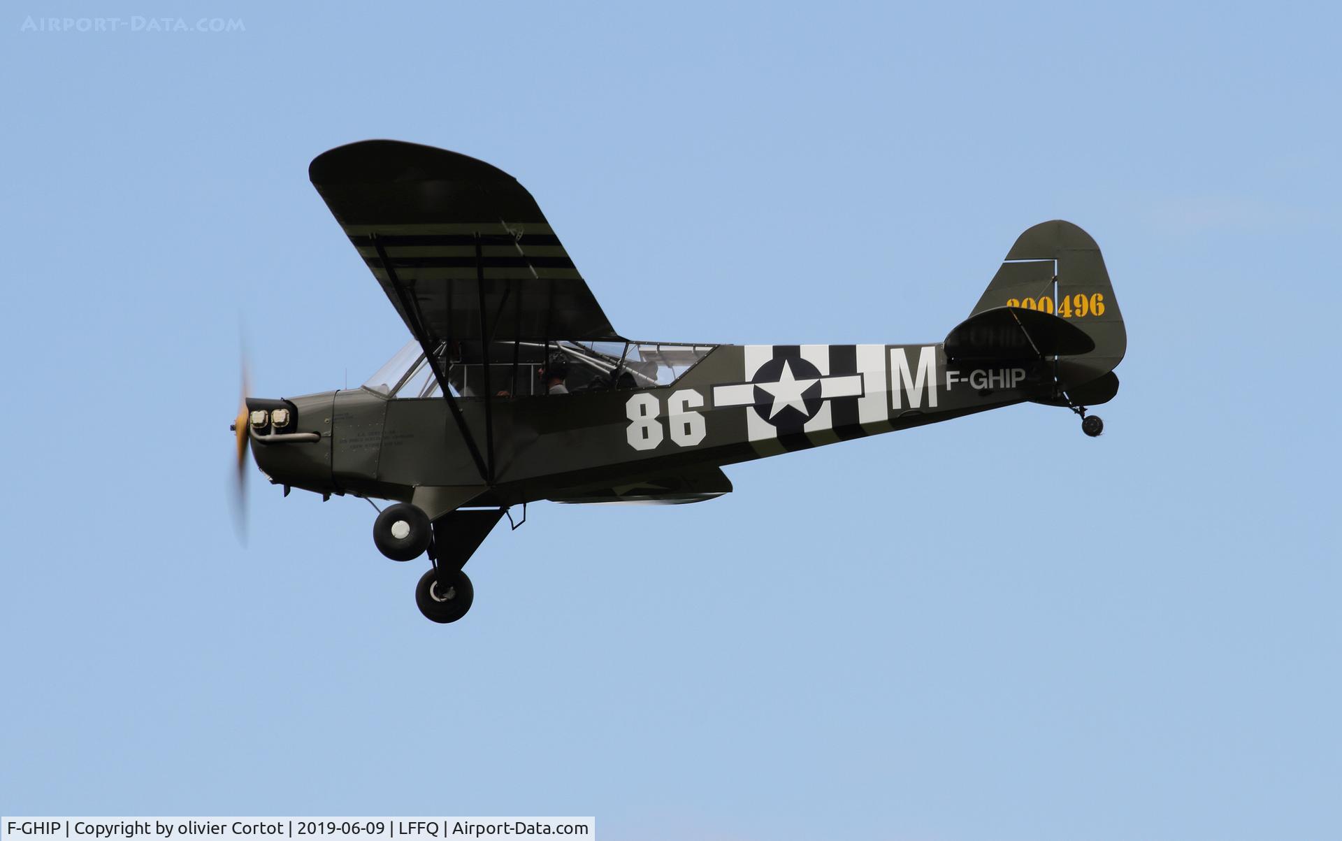 F-GHIP, Piper J3C-65 Cub Cub C/N 9357, 2019 airshow