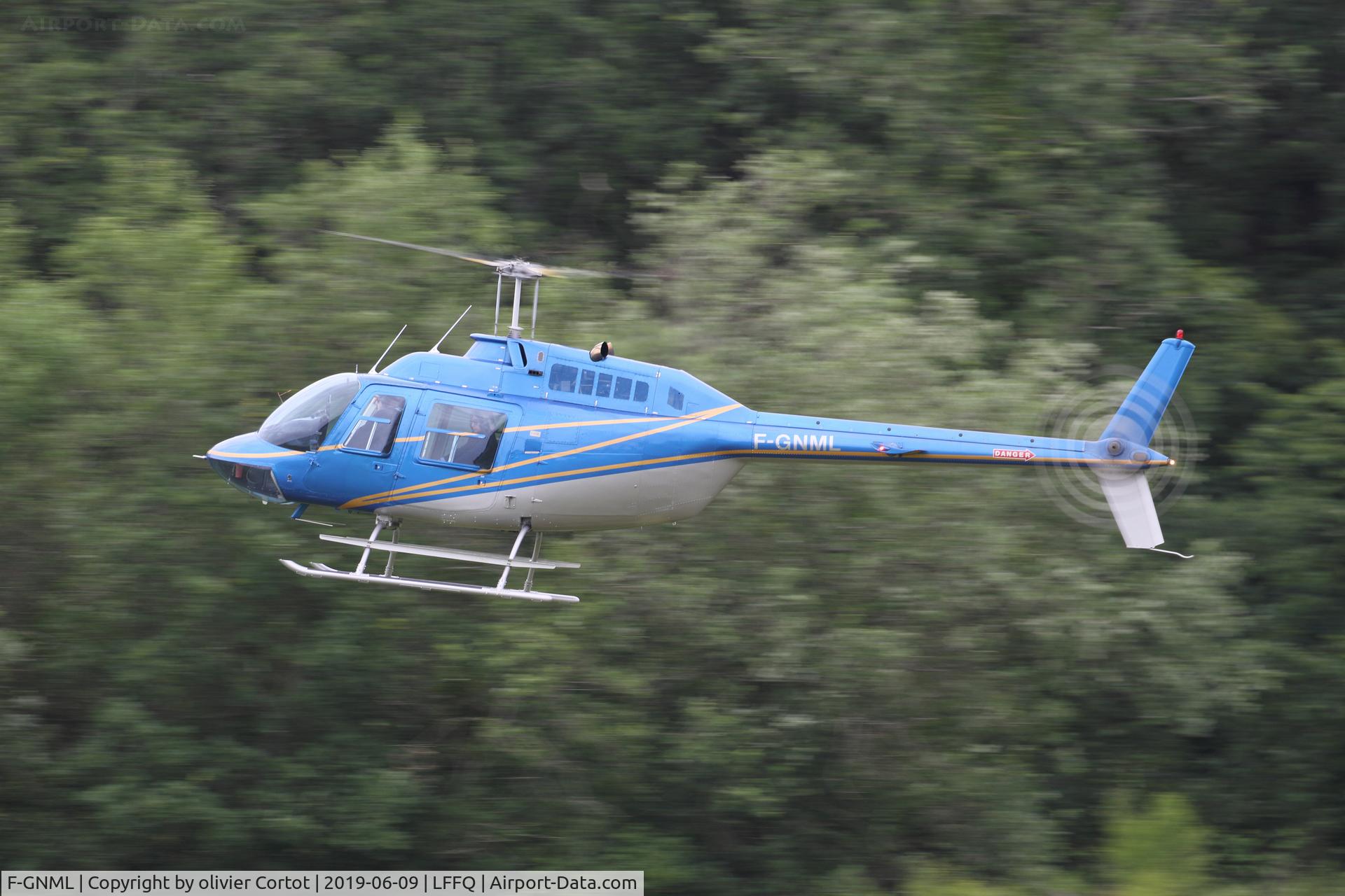 F-GNML, 1974 Bell AB-206B JetRanger III C/N 8402, 2019 airshow