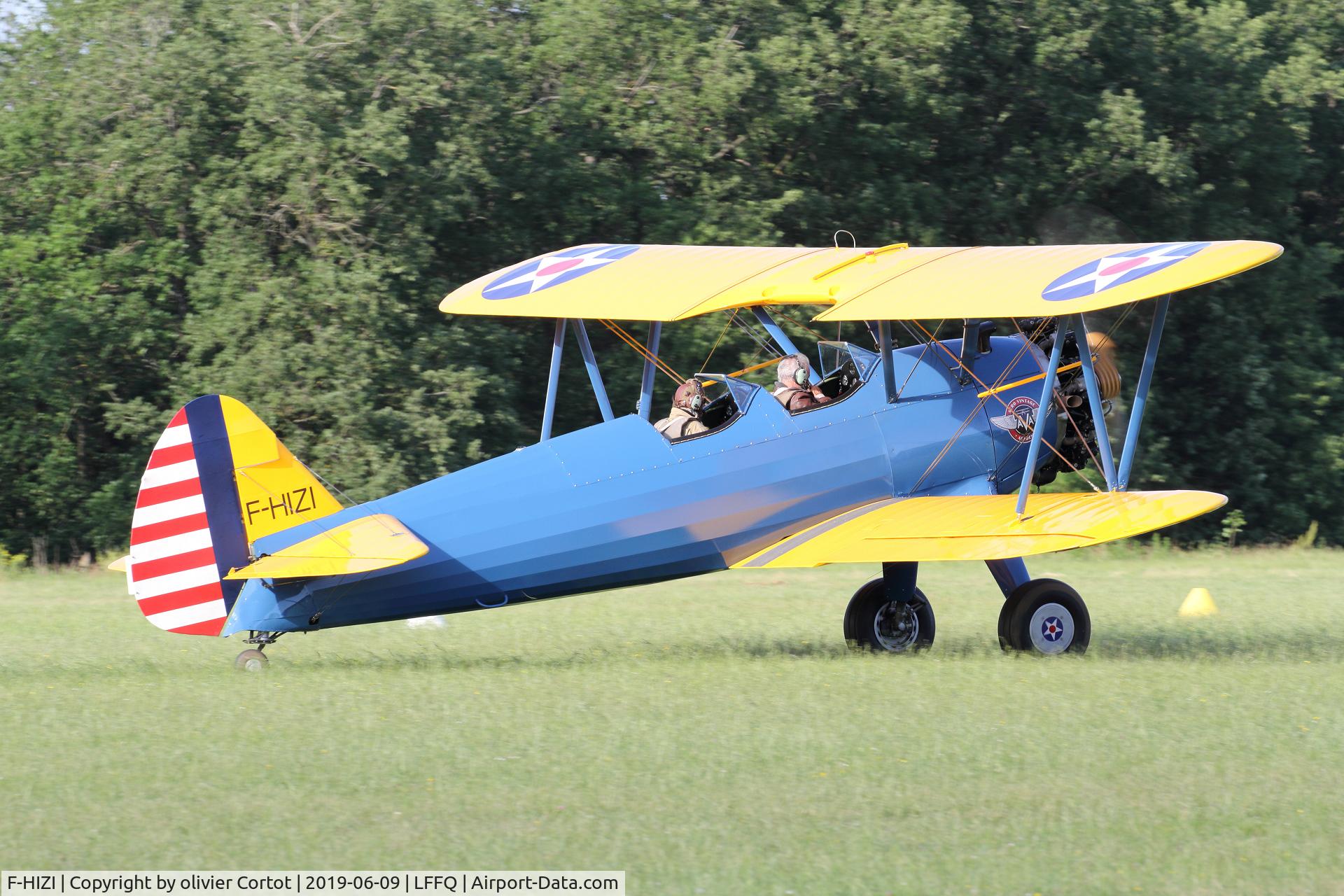 F-HIZI, 1940 Boeing A75N1 (PT-17) C/N 75-548, 2019 airshow