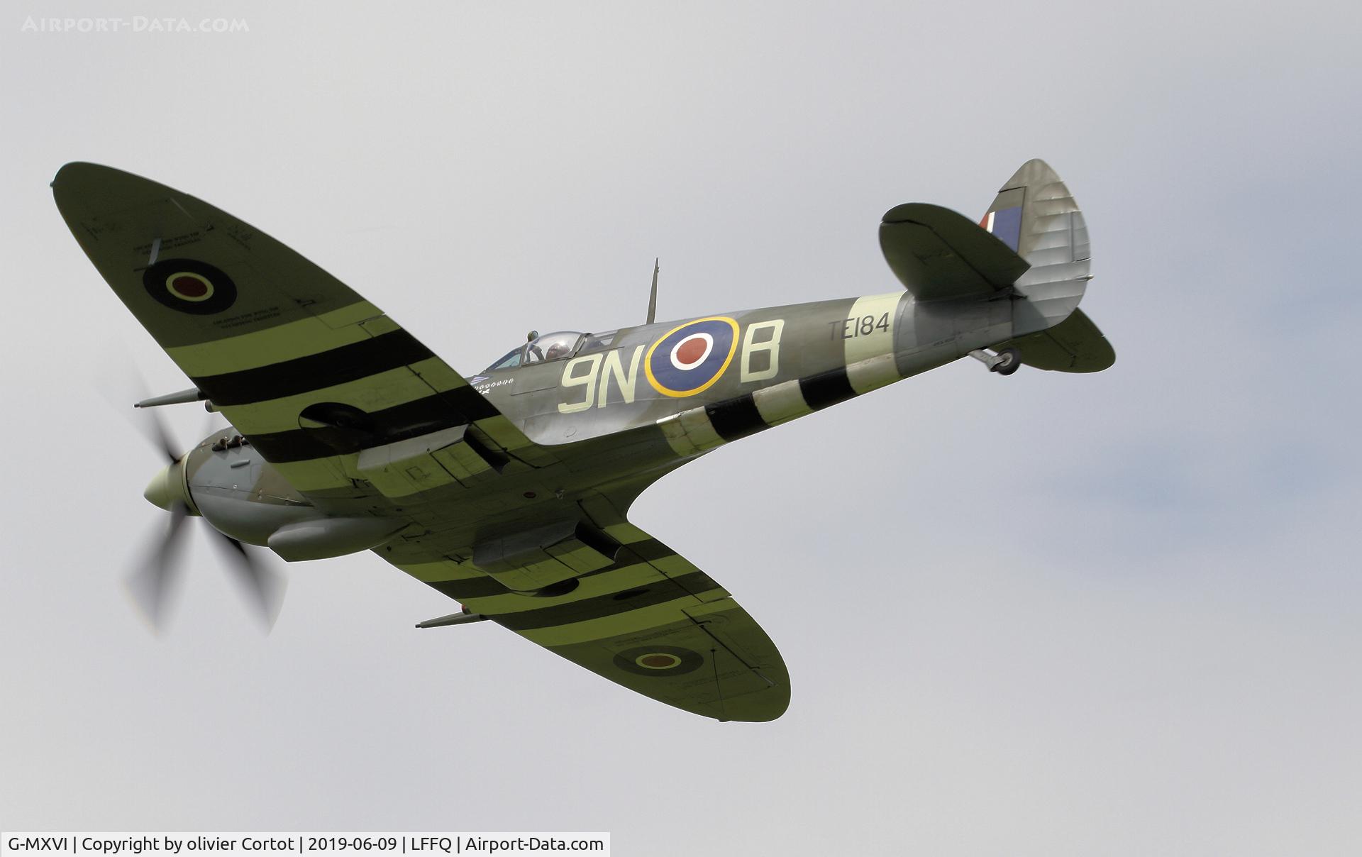 G-MXVI, 1945 Supermarine 361 Spitfire LF.XVIe C/N CBAF.IX.4394, 2019 airshow