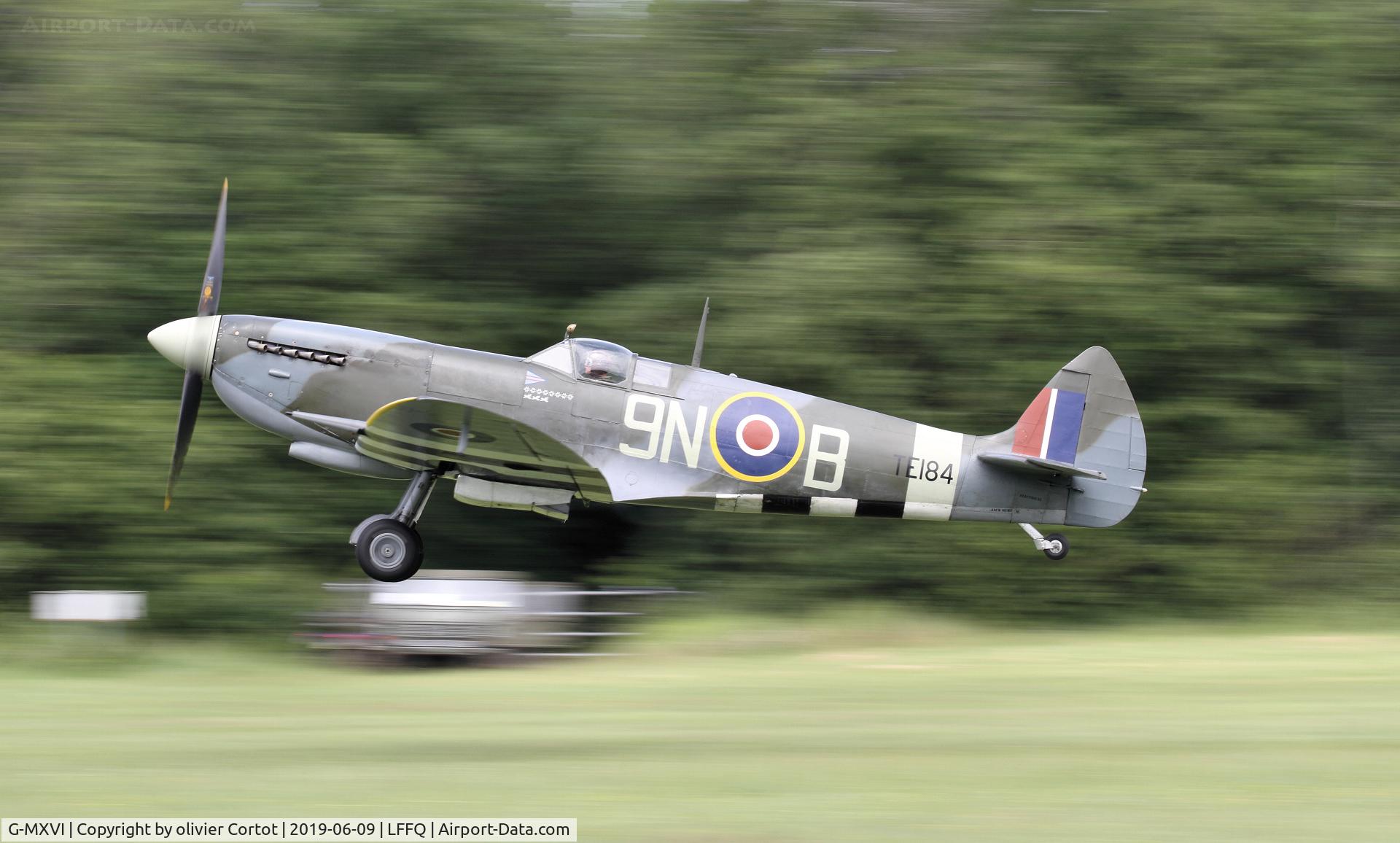 G-MXVI, 1945 Supermarine 361 Spitfire LF.XVIe C/N CBAF.IX.4394, 2019 airshow