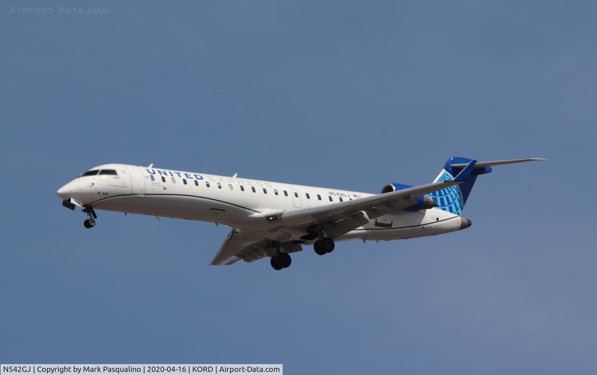 N542GJ, 2008 Bombardier CRJ-702 (CL-600-2C10) C/N 10266, CL-600-2C10