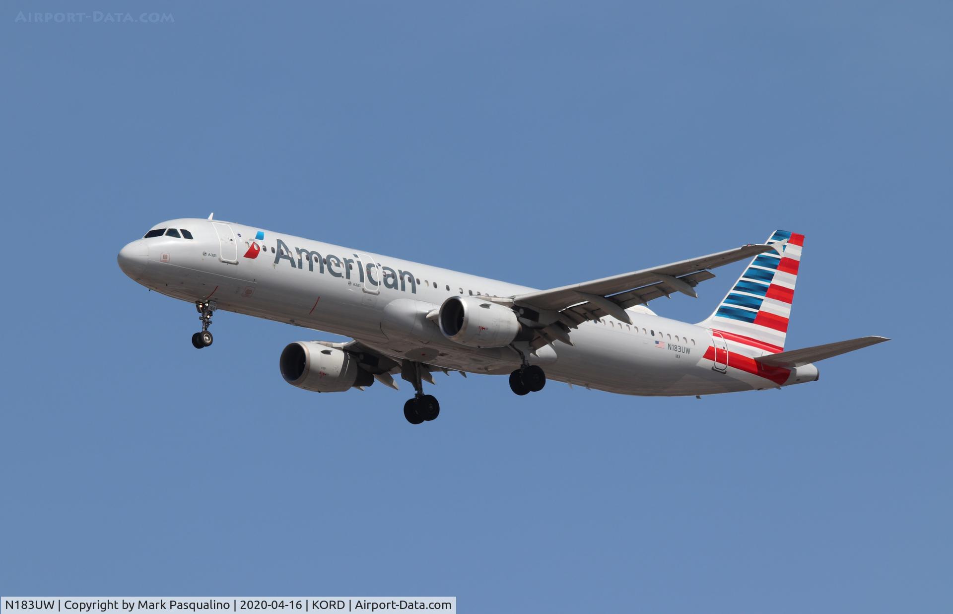 N183UW, 2001 Airbus A321-211 C/N 1539, Airbus A321-211