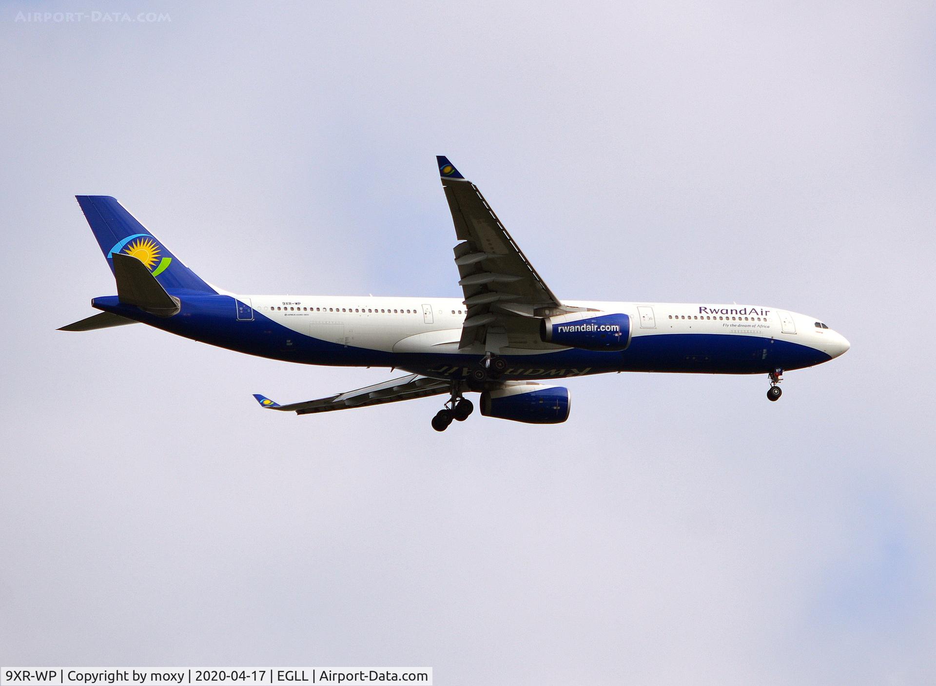 9XR-WP, 2016 Airbus A330-343 C/N 1759, Airbus A330-343 on finals to runway 09R, London Heathrow.
