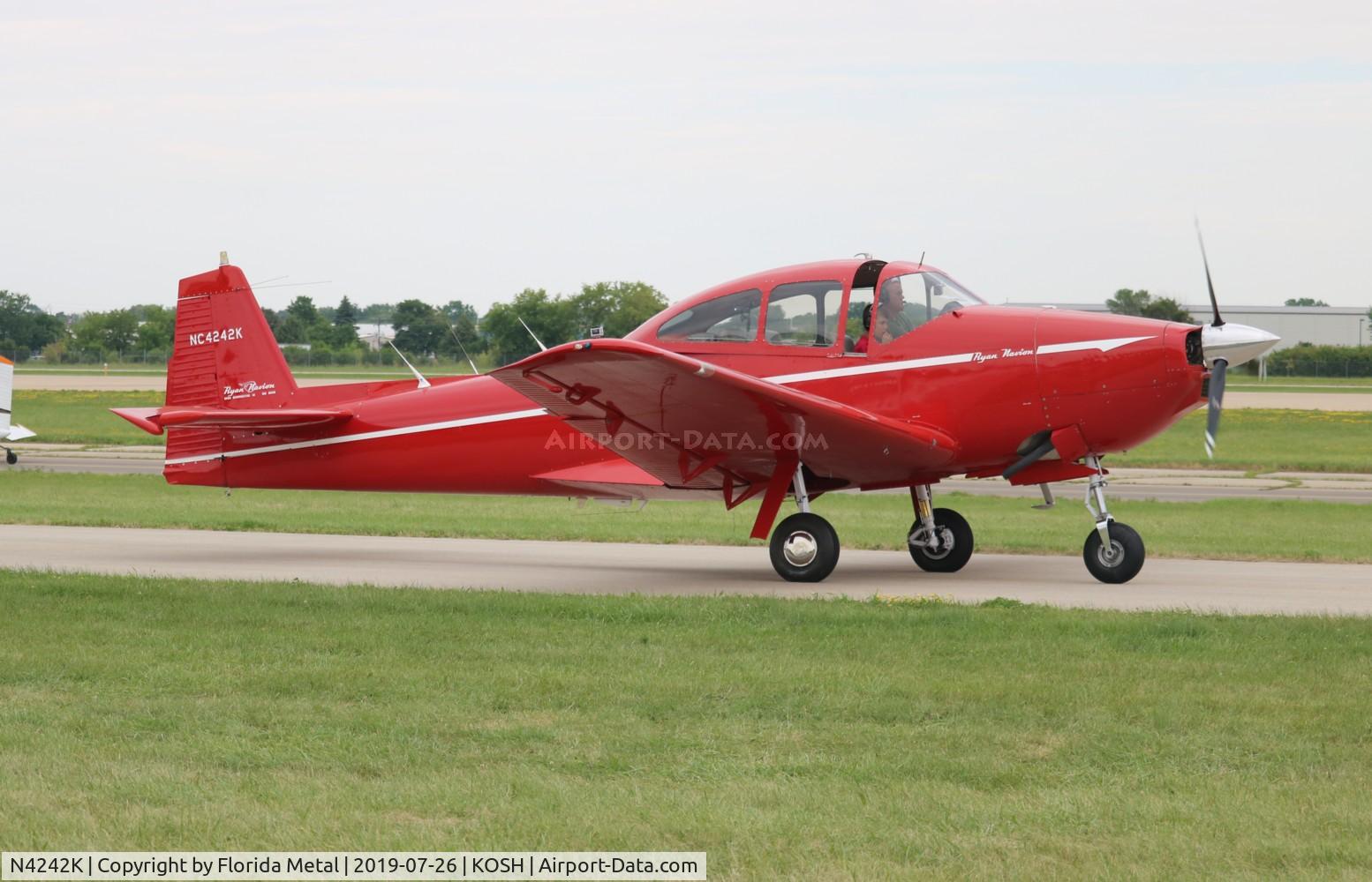 N4242K, 1948 Ryan Navion C/N NAV-4-1242, Navion A