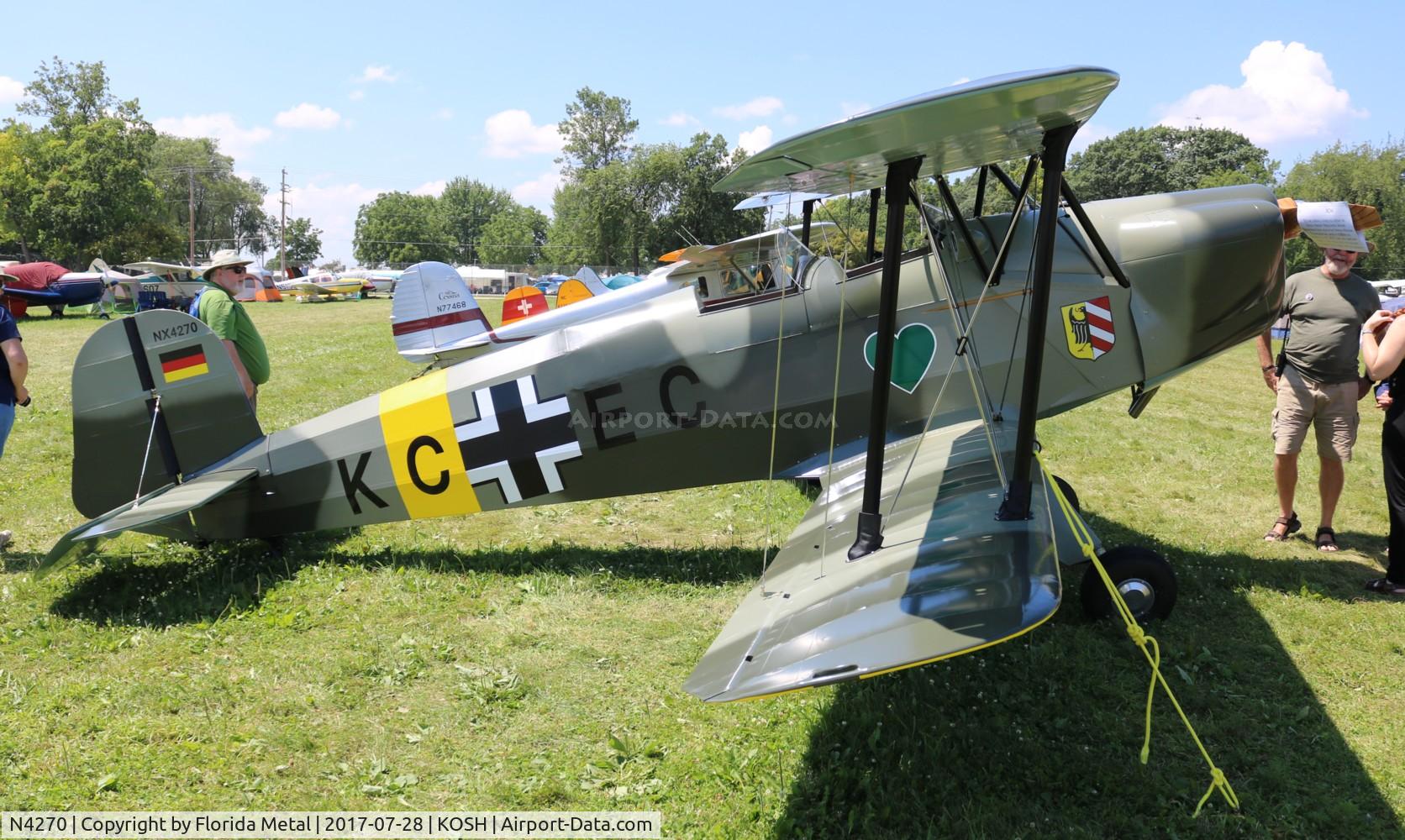 N4270, 1959 CASA 1-131 Jungmann C/N E3B-427, Jungman