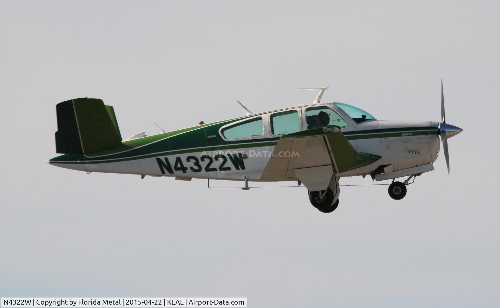 N4322W, 1974 Beech V35B Bonanza C/N D-9589, Bonanza 35