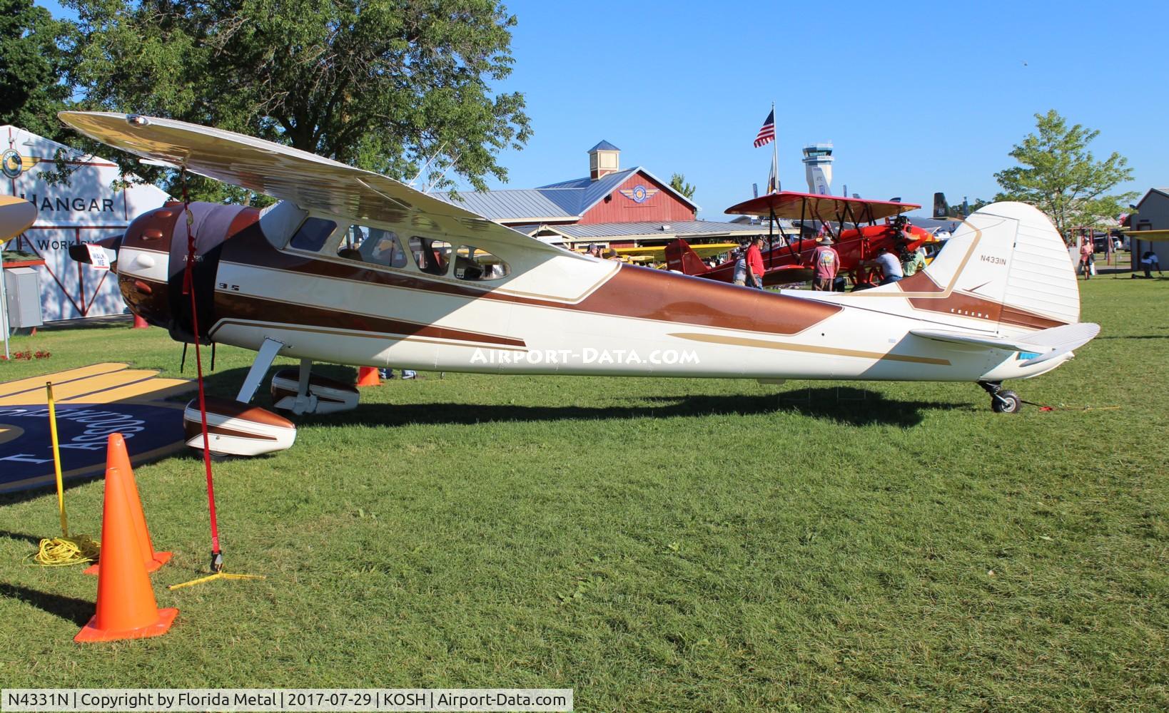 N4331N, 1947 Cessna 195 C/N 7078, Cessna 195