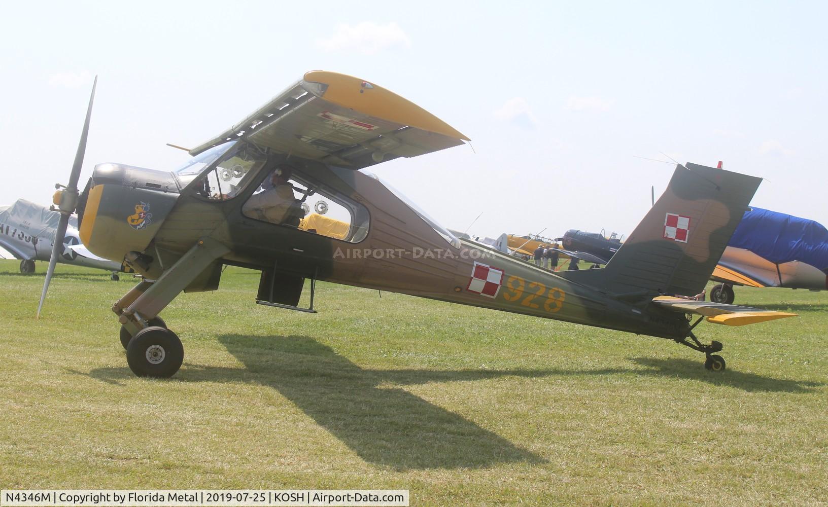 N4346M, PZL-Okecie PZL-104 Wilga 80 C/N CF21910928, Wilga