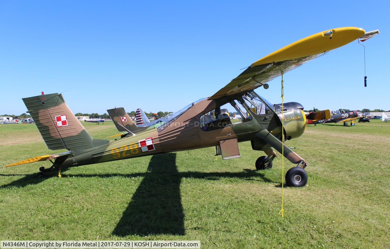 N4346M, PZL-Okecie PZL-104 Wilga 80 C/N CF21910928, Wilga