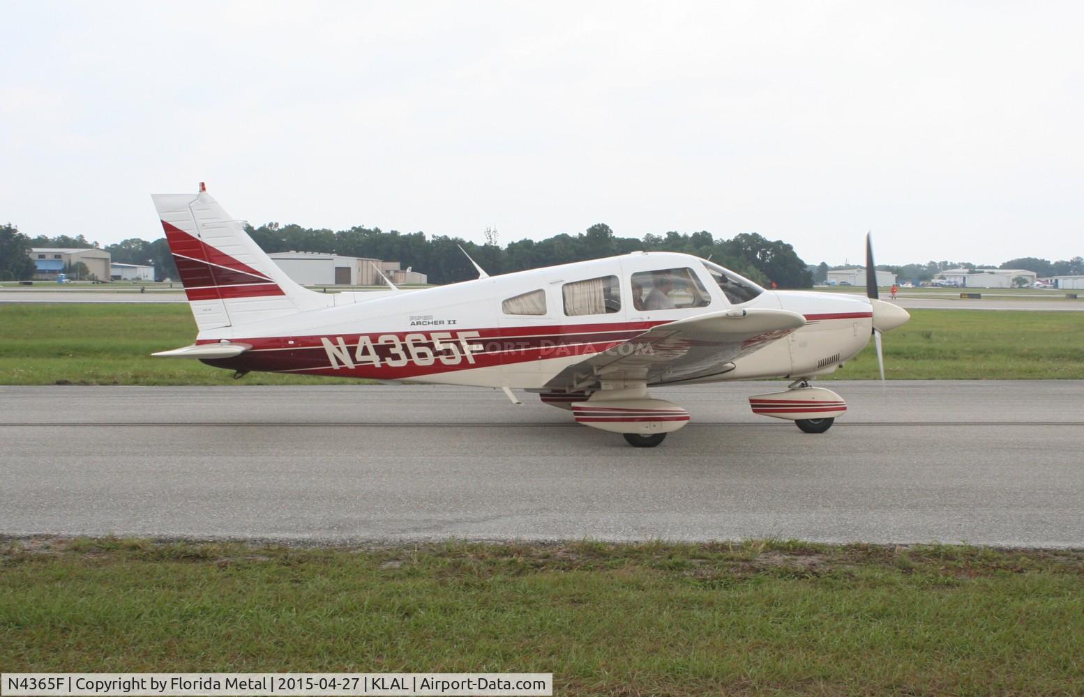 N4365F, 1984 Piper PA-28-181 Archer II C/N 28-8490082, PA-28-181