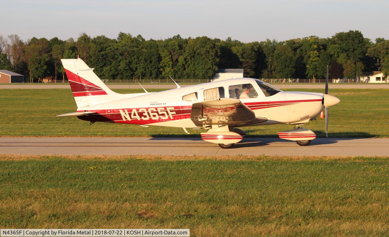 N4365F, 1984 Piper PA-28-181 Archer II C/N 28-8490082, PA-28-181