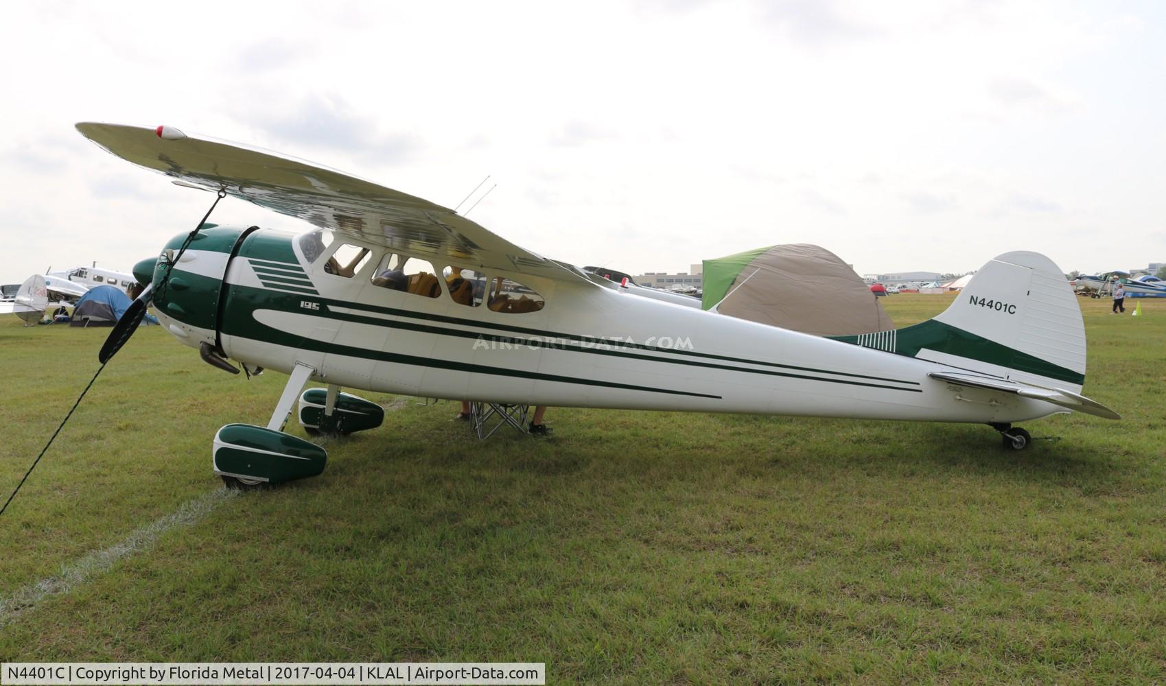 N4401C, 1952 Cessna 195A C/N 7986, Cessna 195A