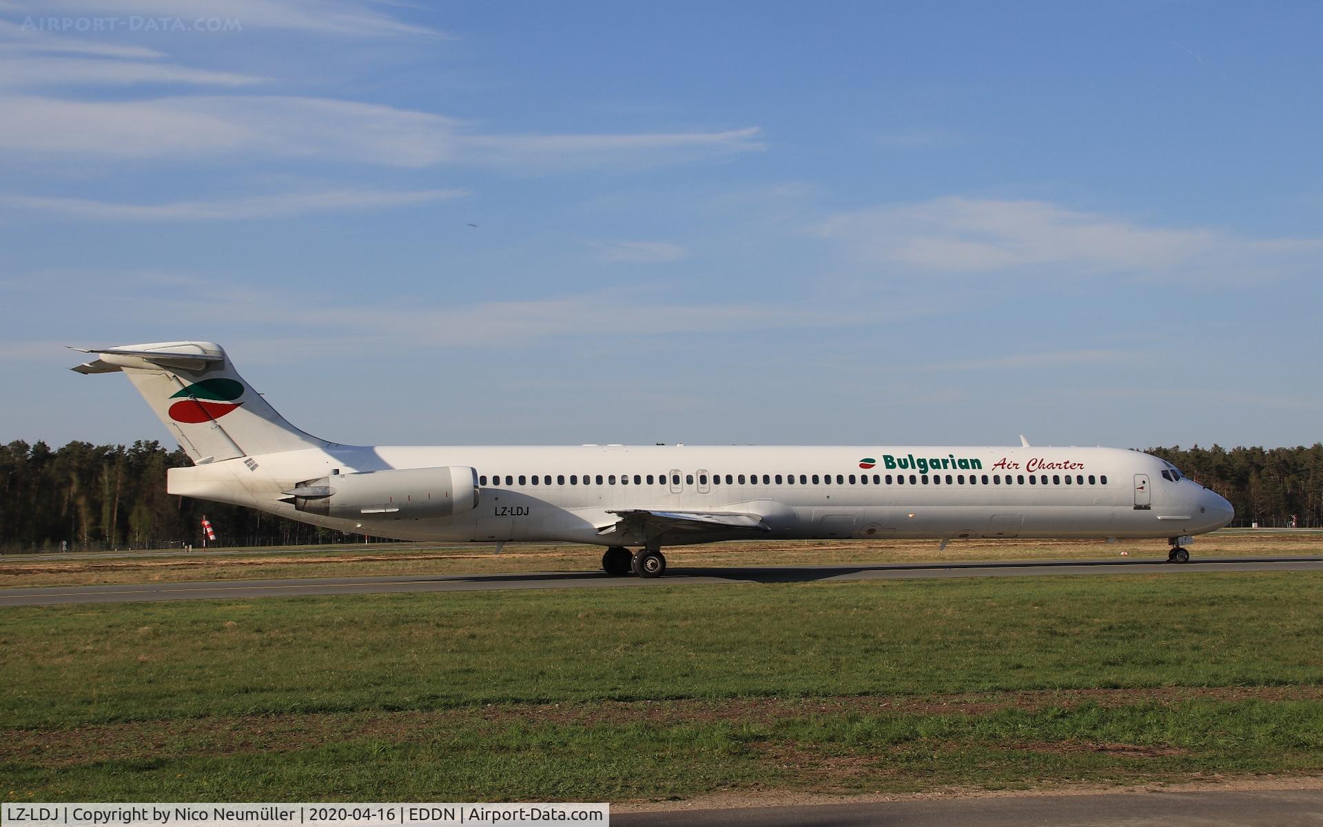 LZ-LDJ, 1995 McDonnell Douglas MD-82 (DC-9-82) C/N 53230, Bulgarian MD82 in EDDN/NUE