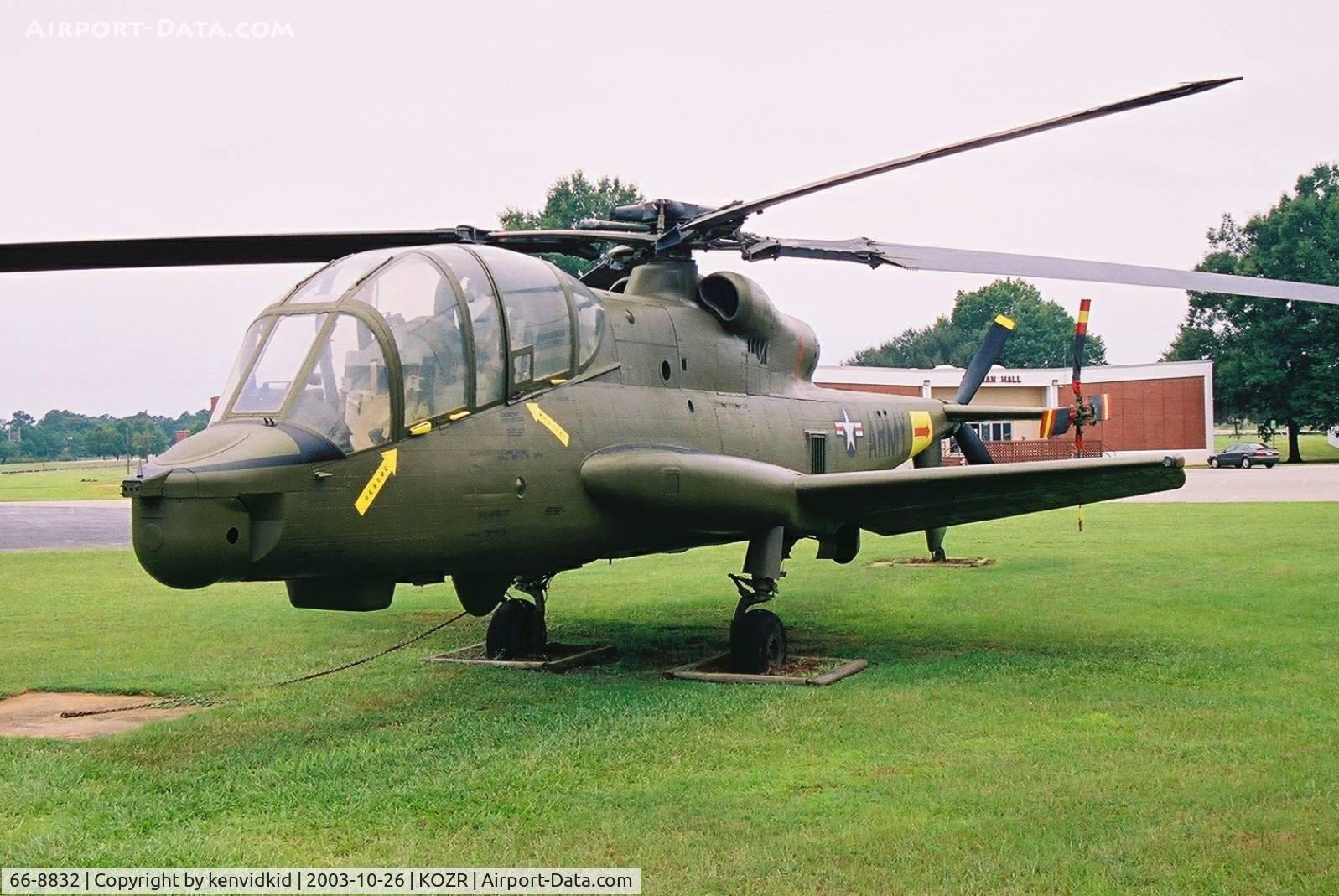 66-8832, 1968 Lockheed AH-56A-LO Cheyenne C/N 1007, At the Fort Rucker Museum.