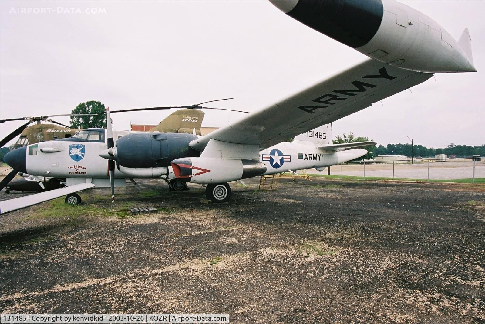 131485, Lockheed AP-2E Neptune C/N 426-5366, At the Fort Rucker Museum storage compound.