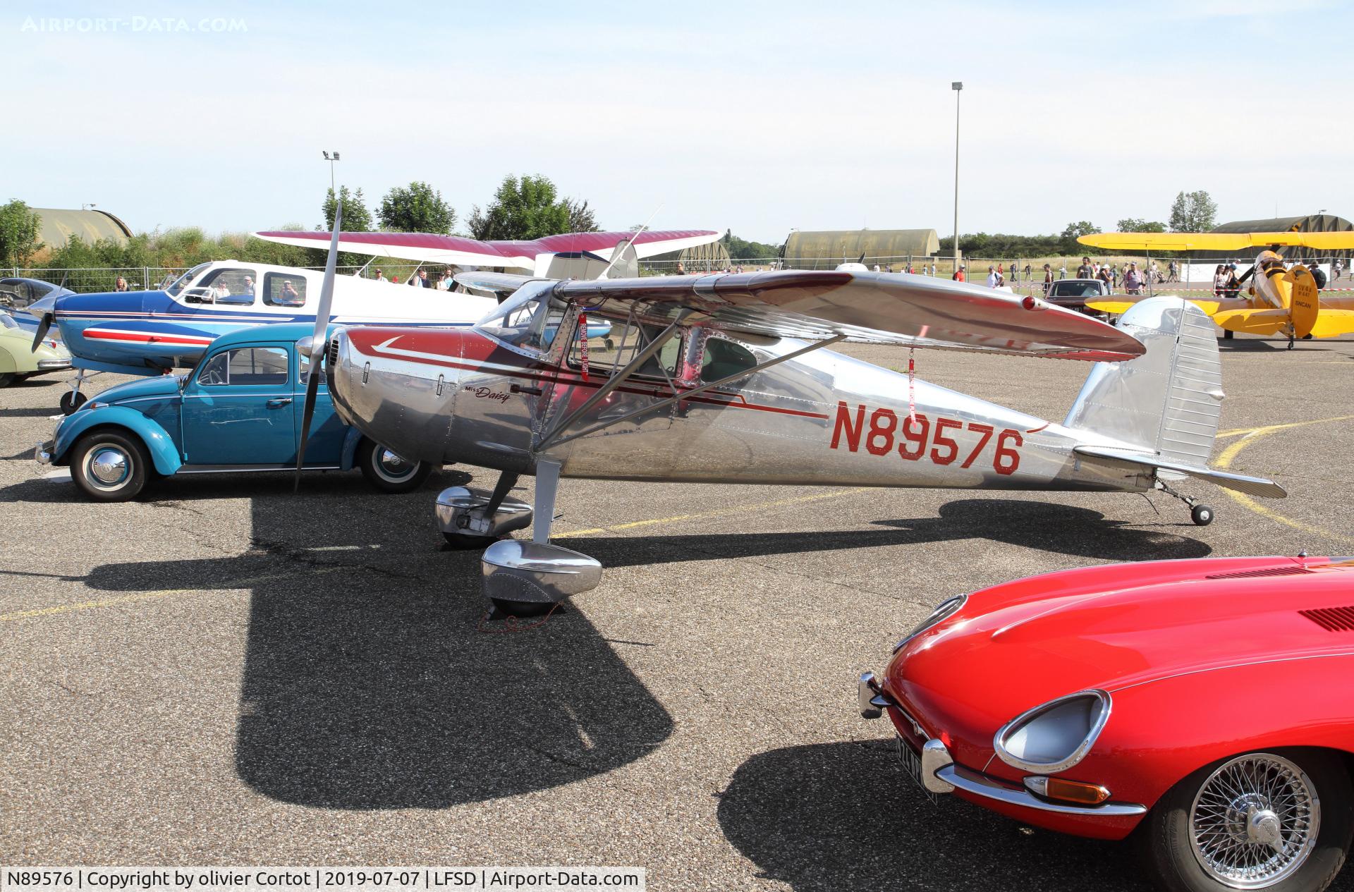 N89576, 1946 Cessna 140 C/N 8619, dijon airshow 2019