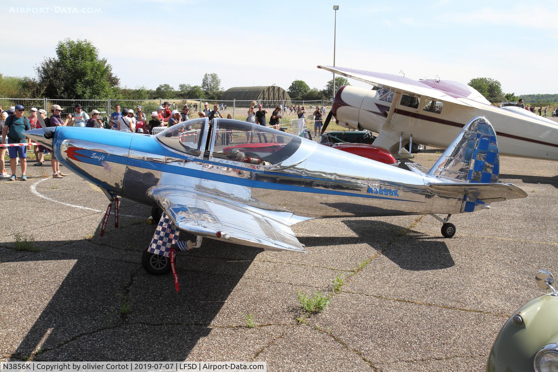 N3856K, 1948 Temco GC-1B Swift C/N 3556, 2019 airshow