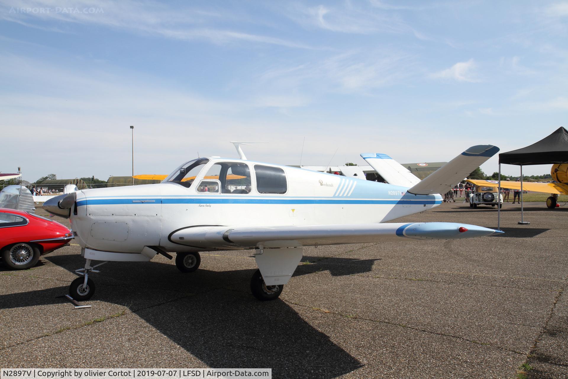 N2897V, 1947 Beech 35 Bonanza C/N D-305, 2019 airshow