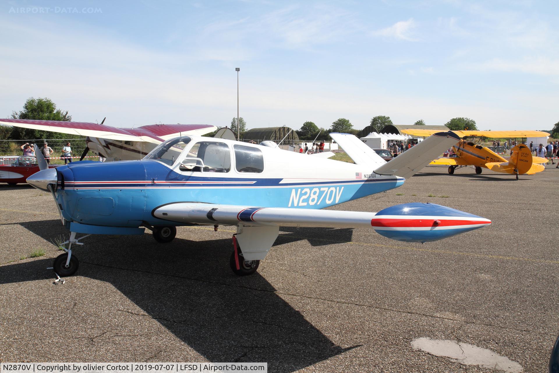 N2870V, 1947 Beech 35 Bonanza C/N D-275, 2019 airshow