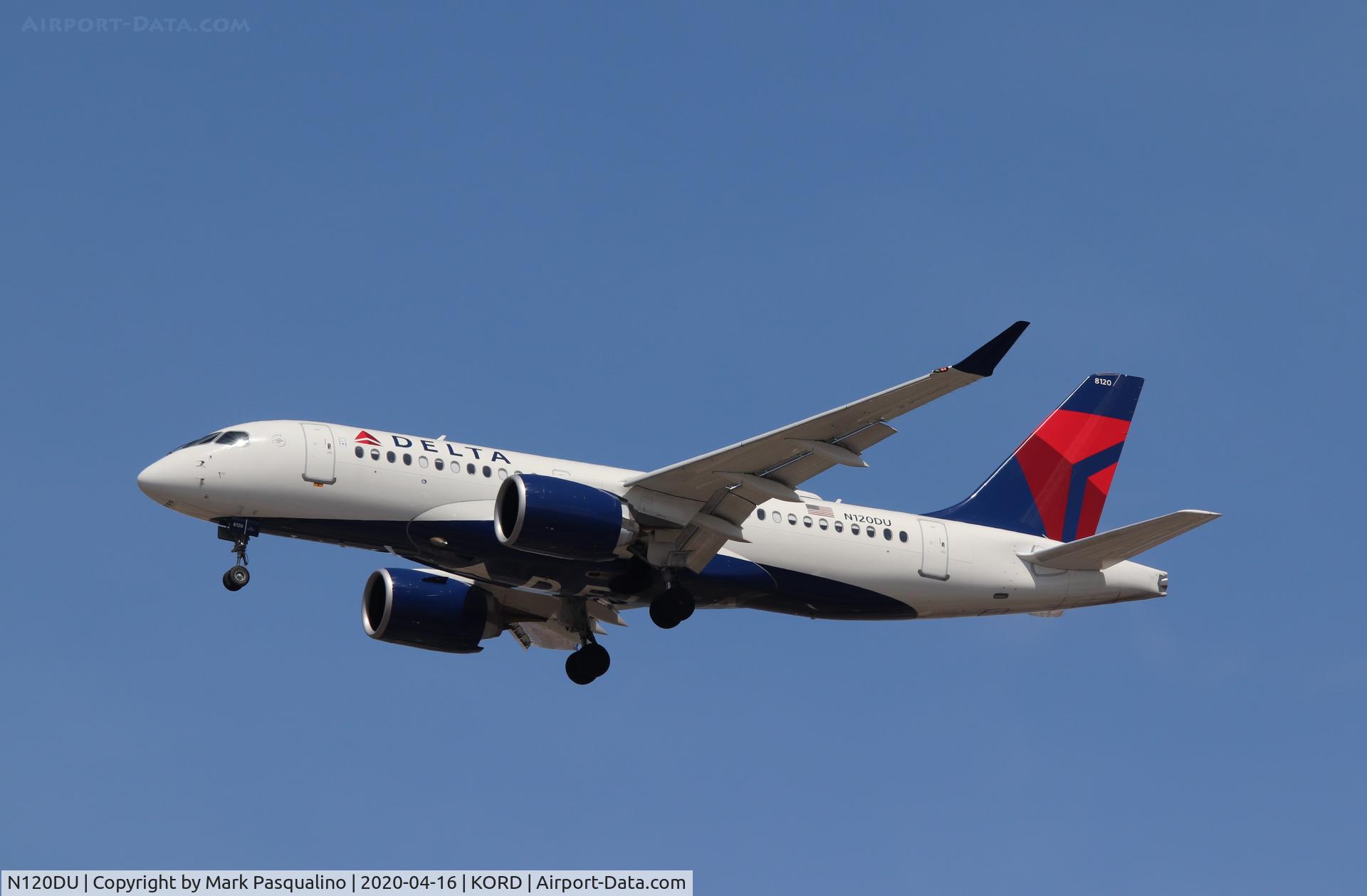 N120DU, 2019 Airbus A220-171 C/N 50039, Airbus A220-171