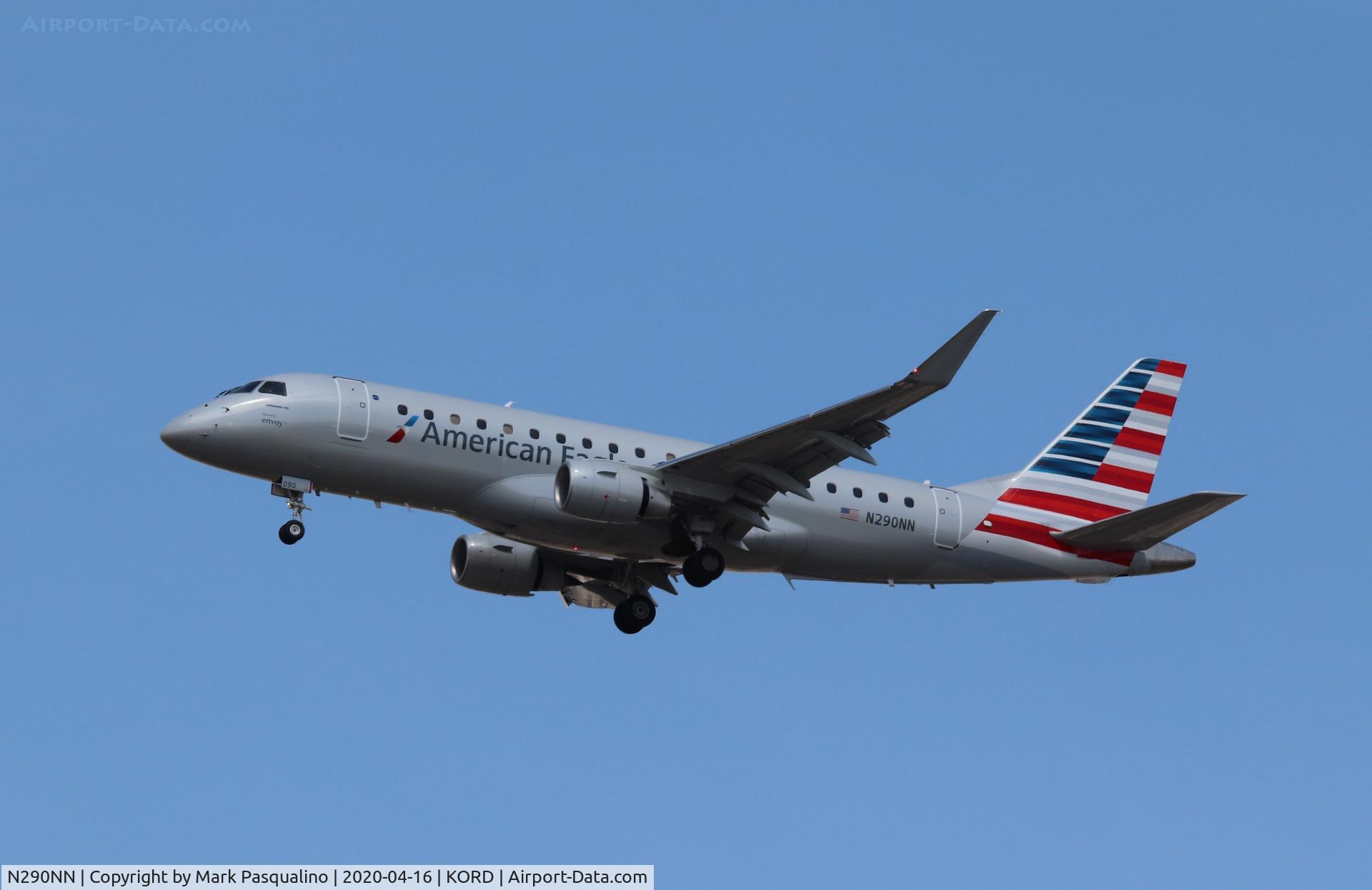 N290NN, 2020 Embraer 175LR (ERJ-170-200LR) C/N 17000841, ERJ-170-200LR