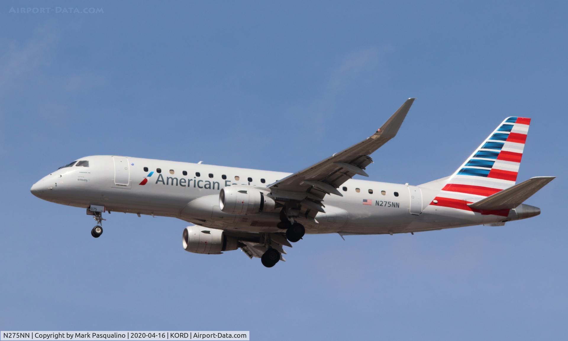 N275NN, 2019 Embraer 175LR (ERJ-170-200LR) C/N 17000780, ERJ-170-200LR