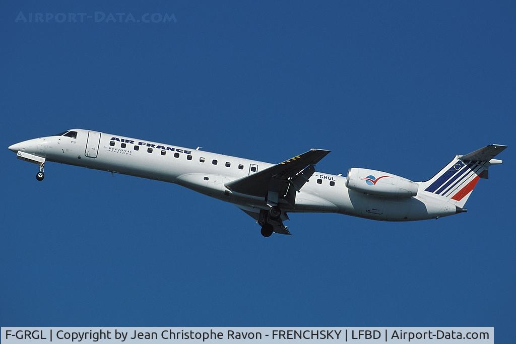 F-GRGL, 2001 Embraer EMB-145EU (ERJ-145EU) C/N 145375, Regional Compagnie Aerienne>Air France