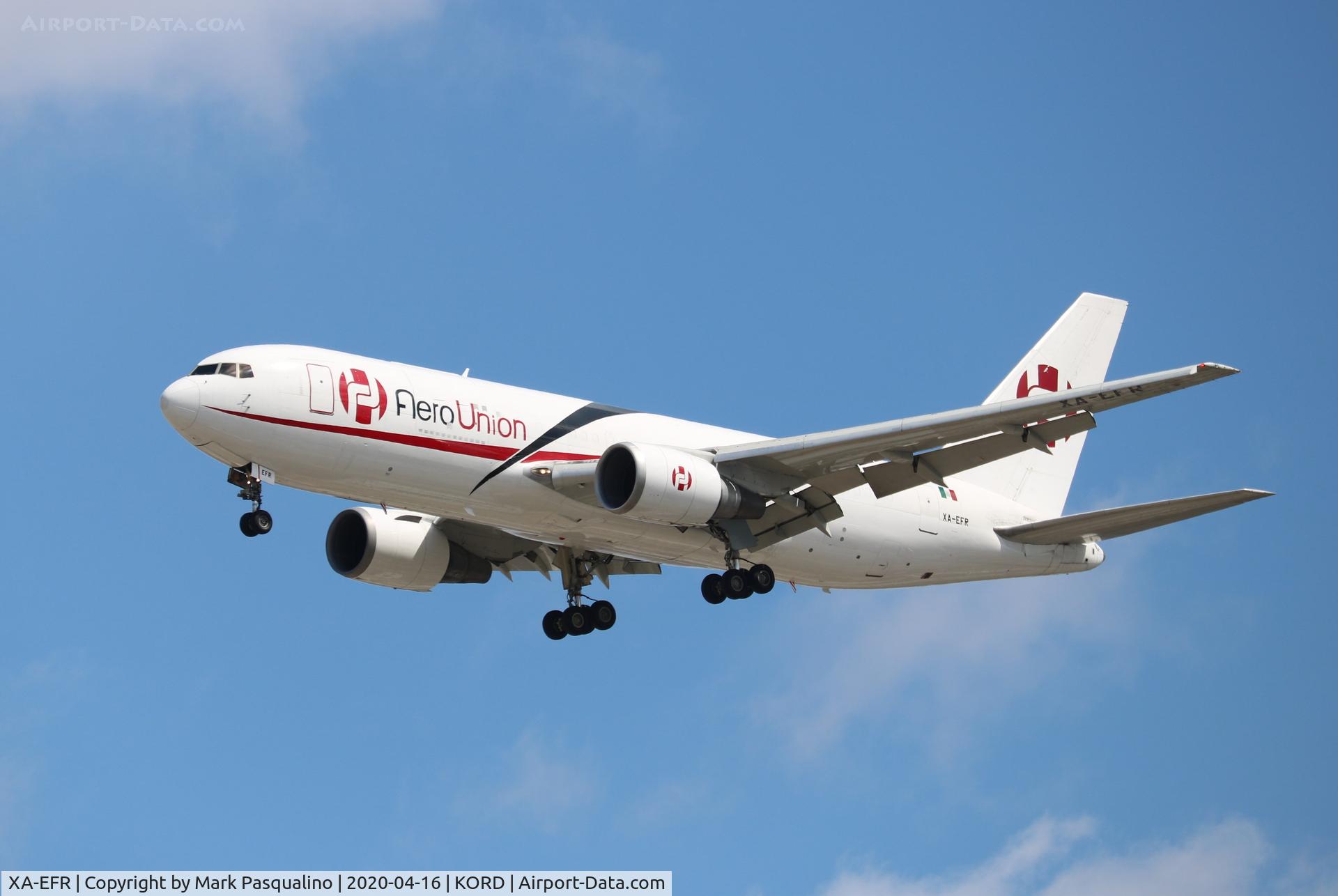 XA-EFR, 1987 Boeing 767-200/ER C/N 23804, Boeing 767-241/ER