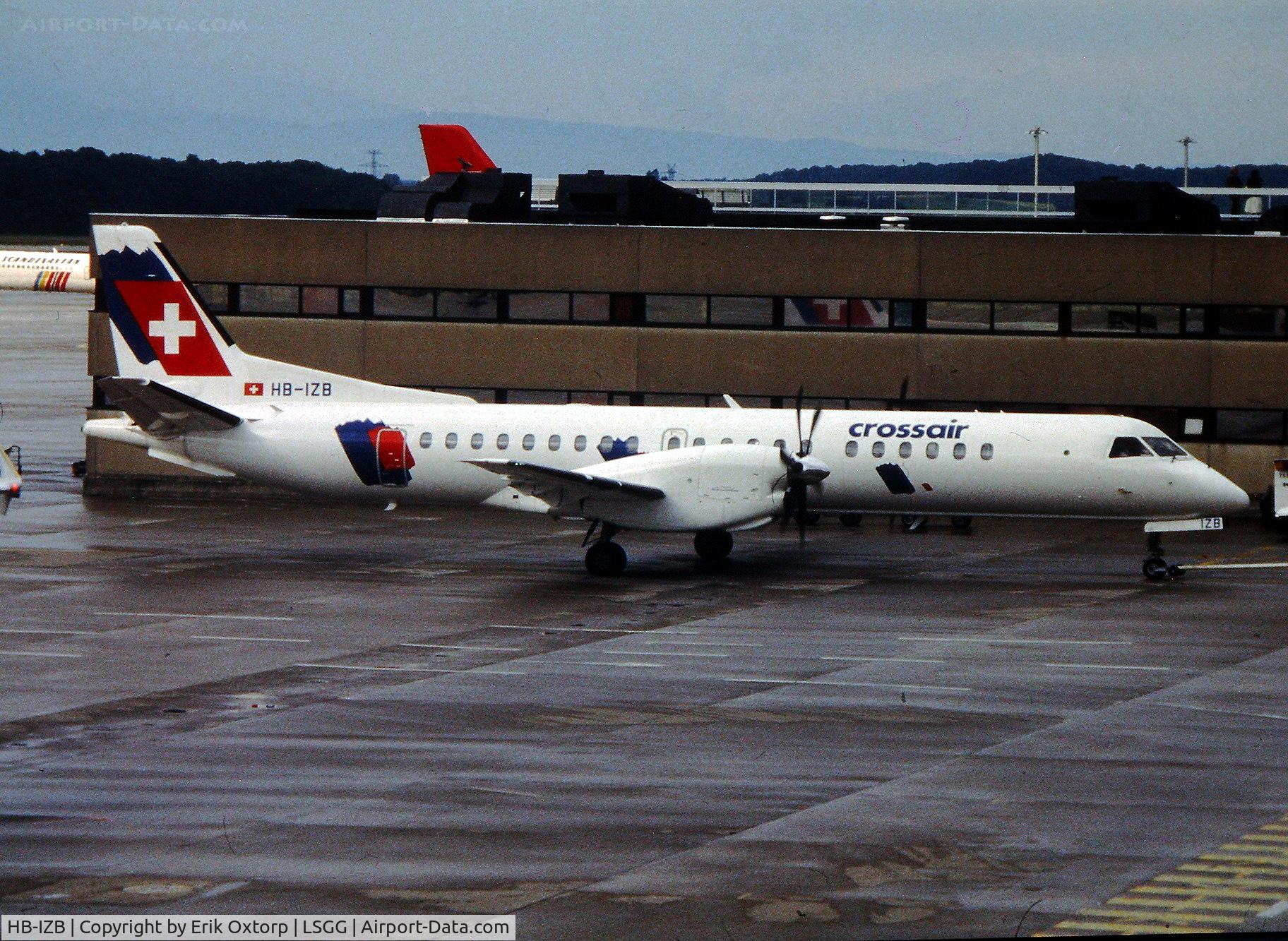HB-IZB, 1994 Saab 2000 C/N 2000-005, HB-IZB in GVA