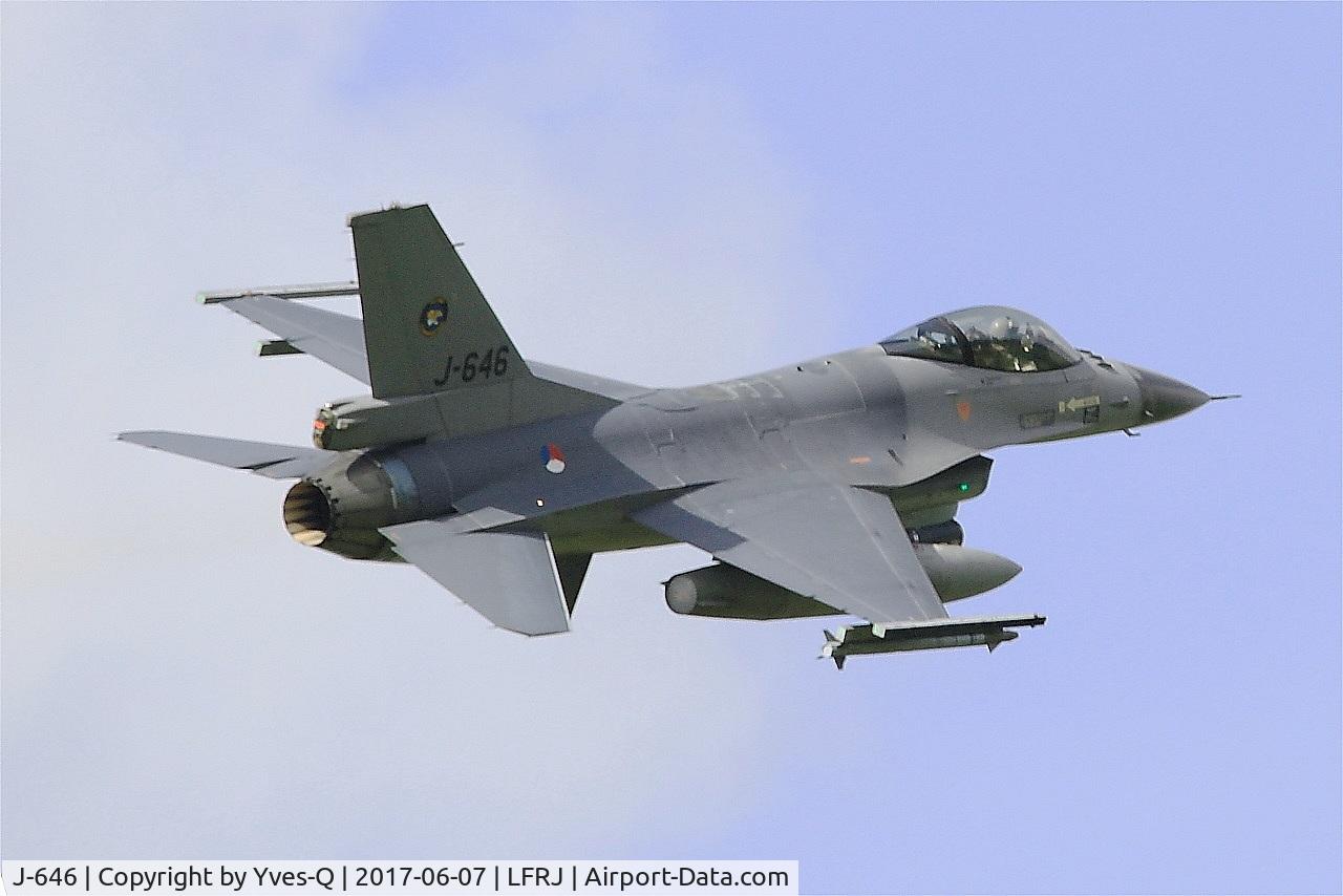 J-646, Fokker F-16AM Fighting Falcon C/N 6D-78, Fokker F-16AM Fighting Falcon, Climbing from rwy 26, Landivisiau Naval Air Base (LFRJ) Tiger Meet 2017