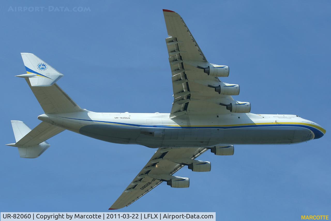 UR-82060, 1988 Antonov An-225 Mriya C/N 19530503763, taking off runway 03.